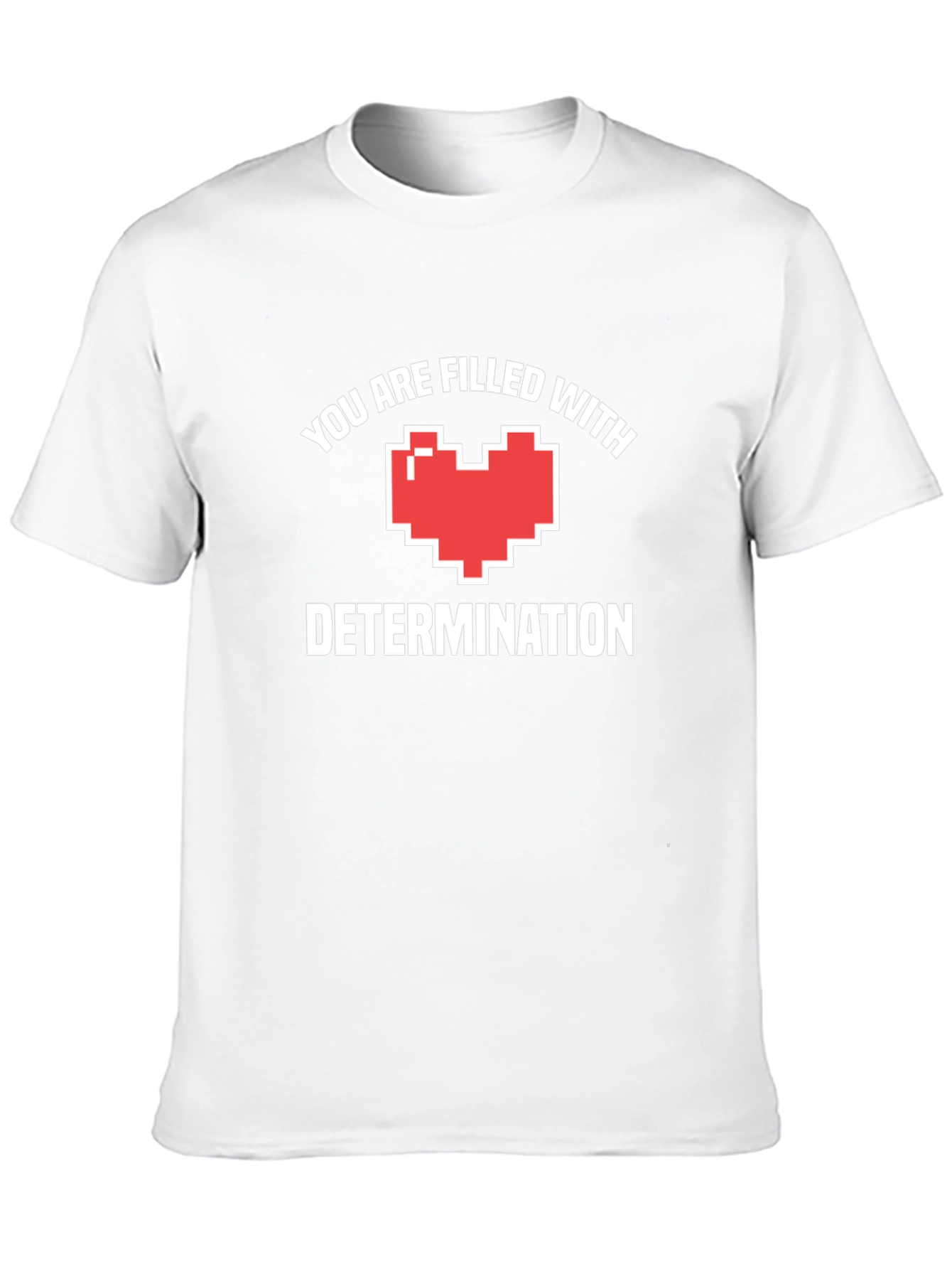 Determination Heart Black T-Shirt