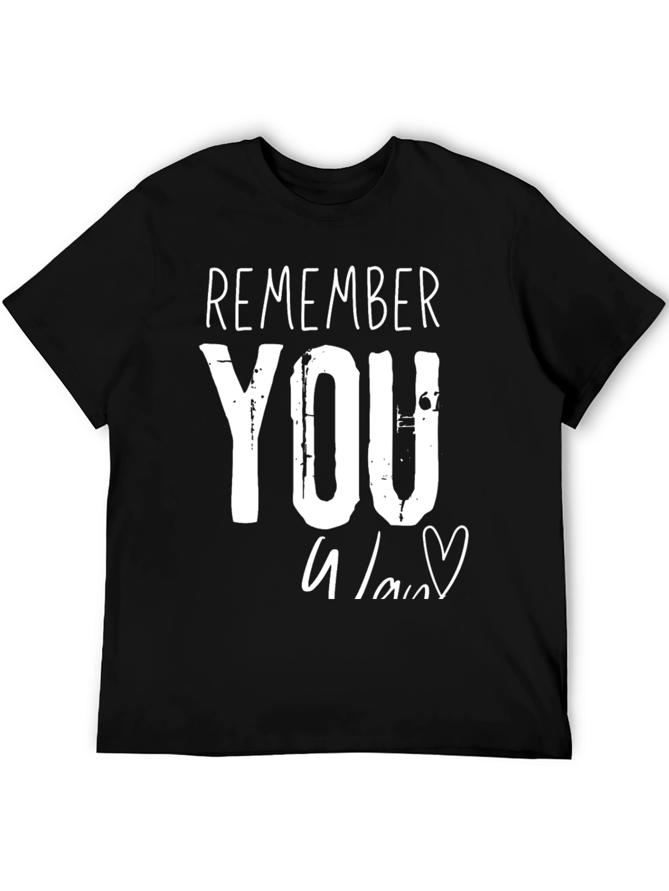 Remember You T-Shirt - Heart Graphic Tee