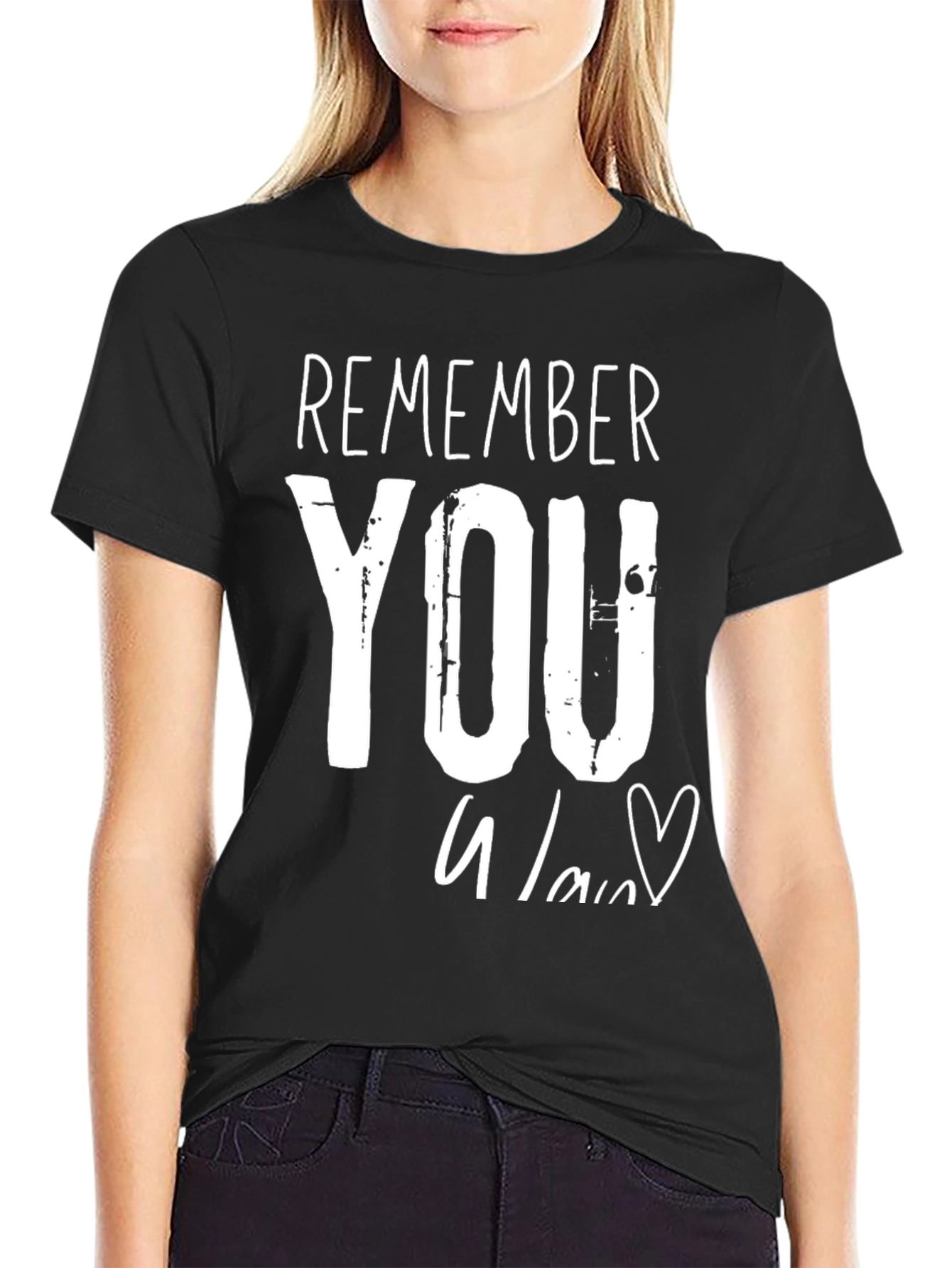 Remember You T-Shirt - Heart Graphic Tee