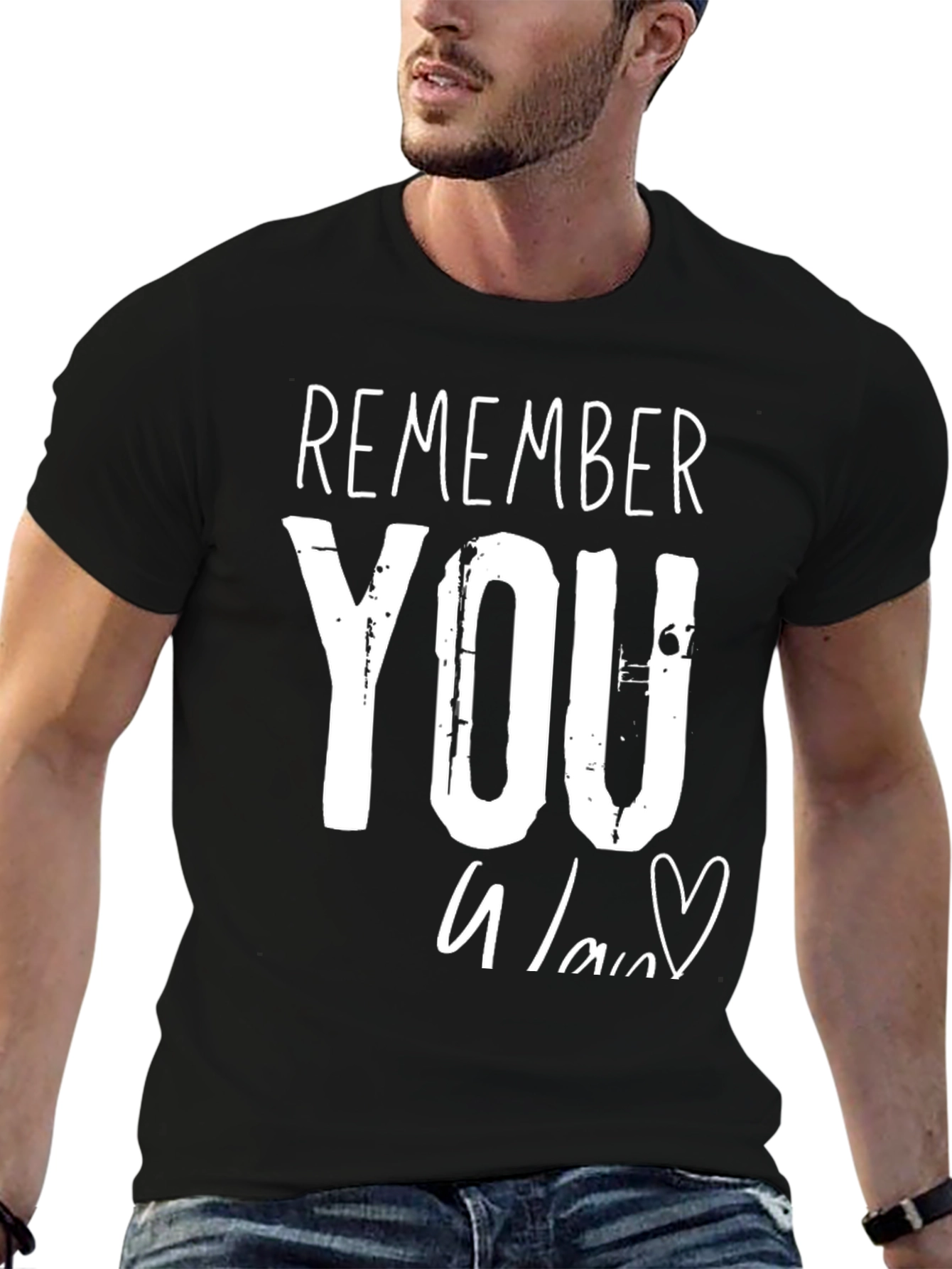 Remember You T-Shirt - Heart Graphic Tee