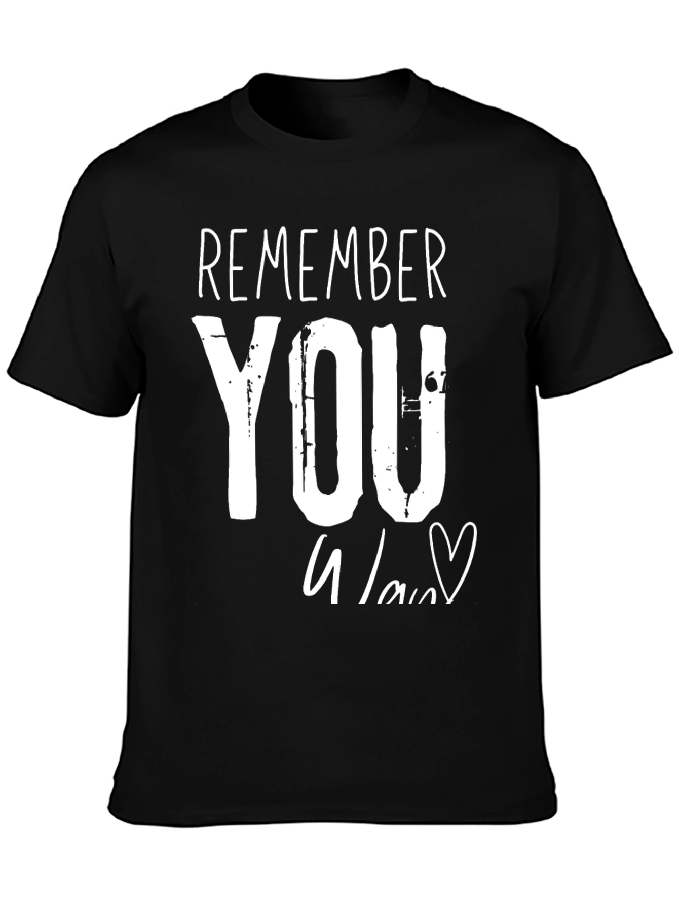 Remember You T-Shirt - Heart Graphic Tee