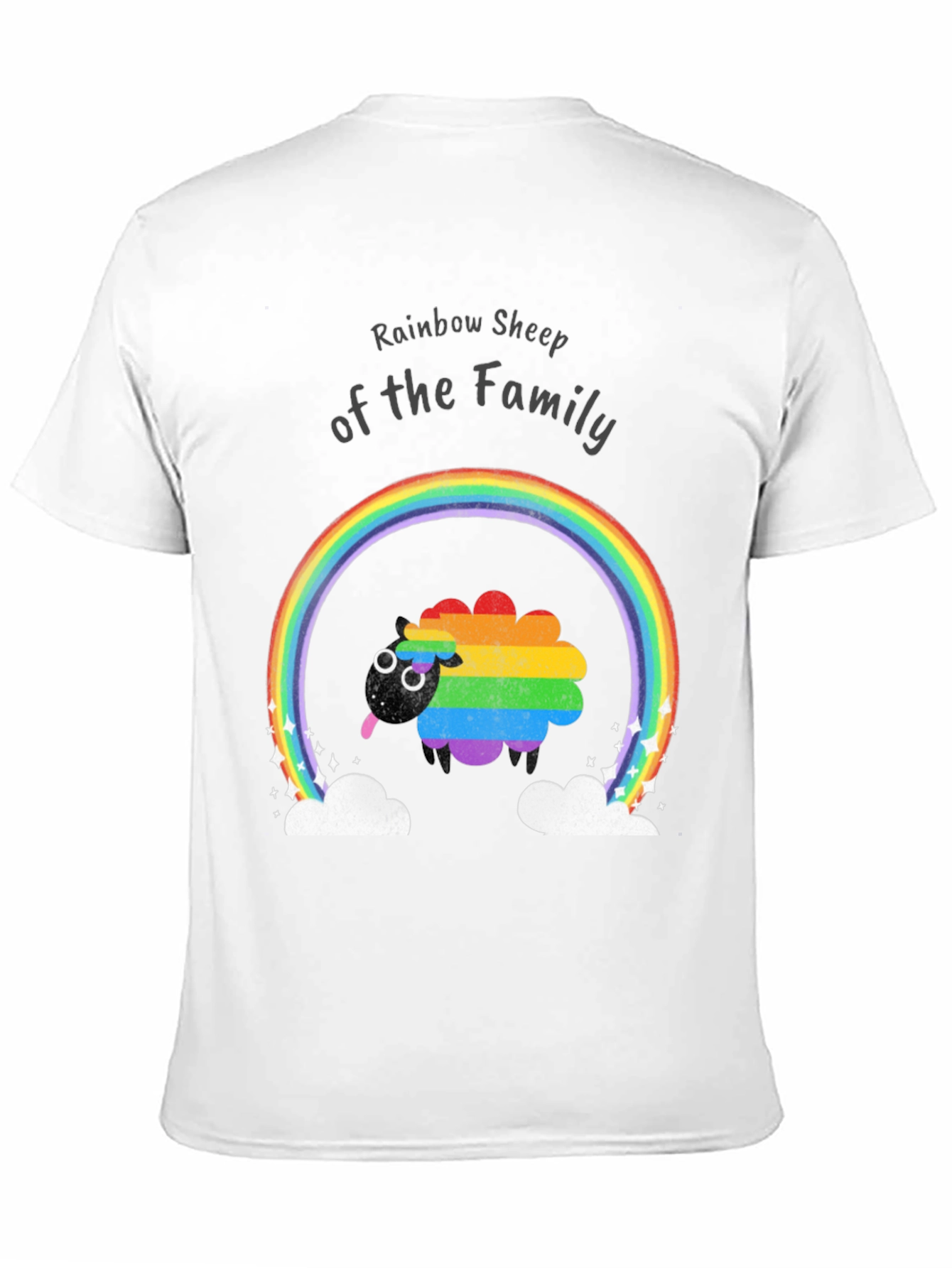 Rainbow Sheep Family Pride T-Shirt