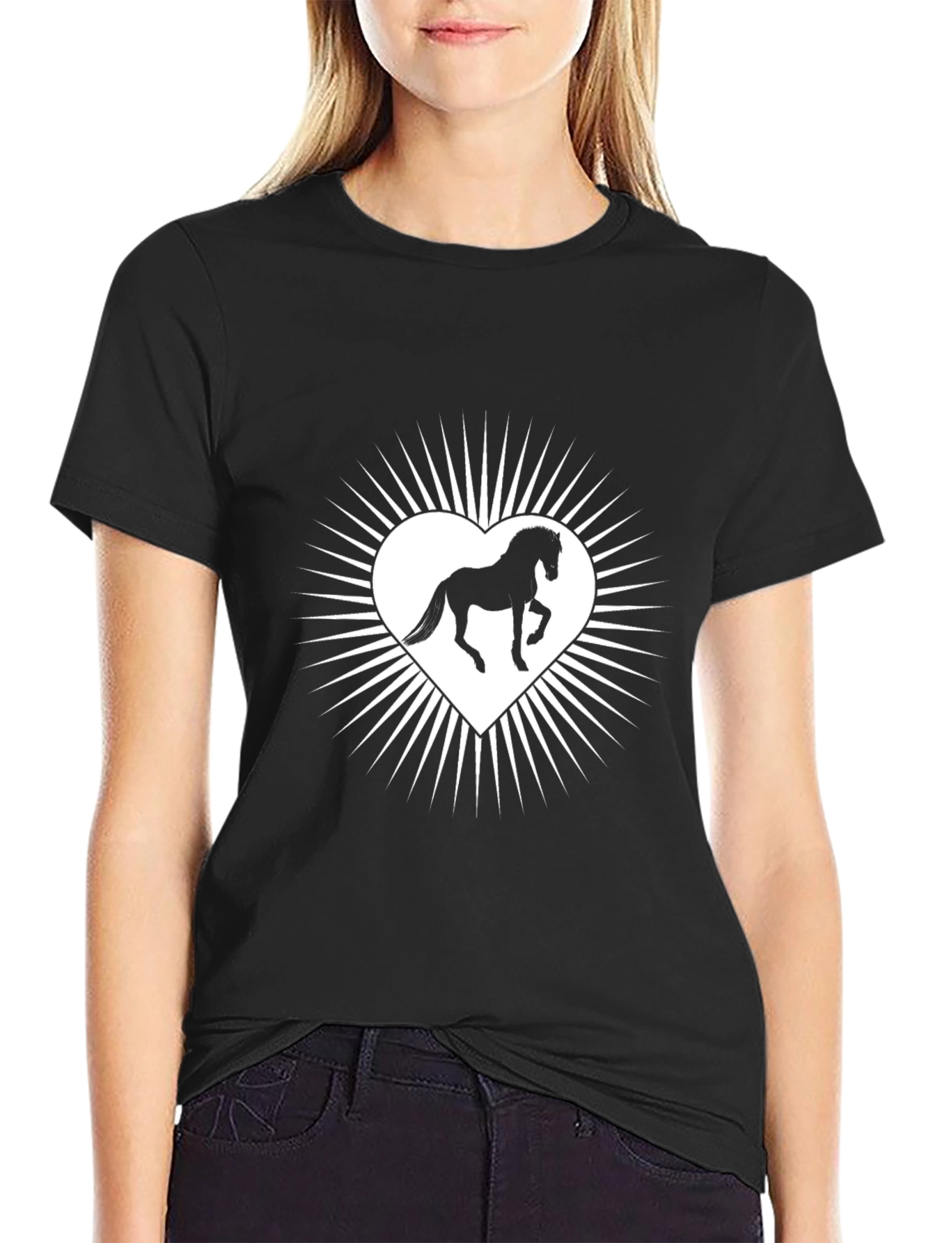 Horse Heart T-Shirt - Stylish Graphic Tee