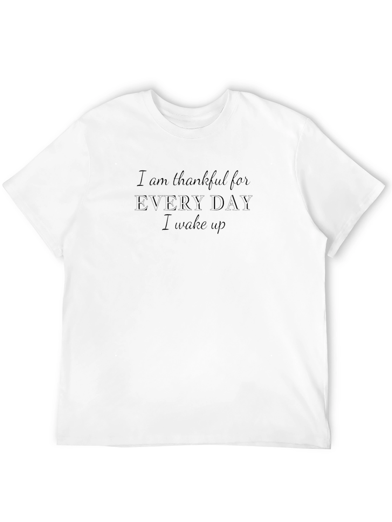 Thankful Everyday Graphic Tee - Soft Cotton Comfort