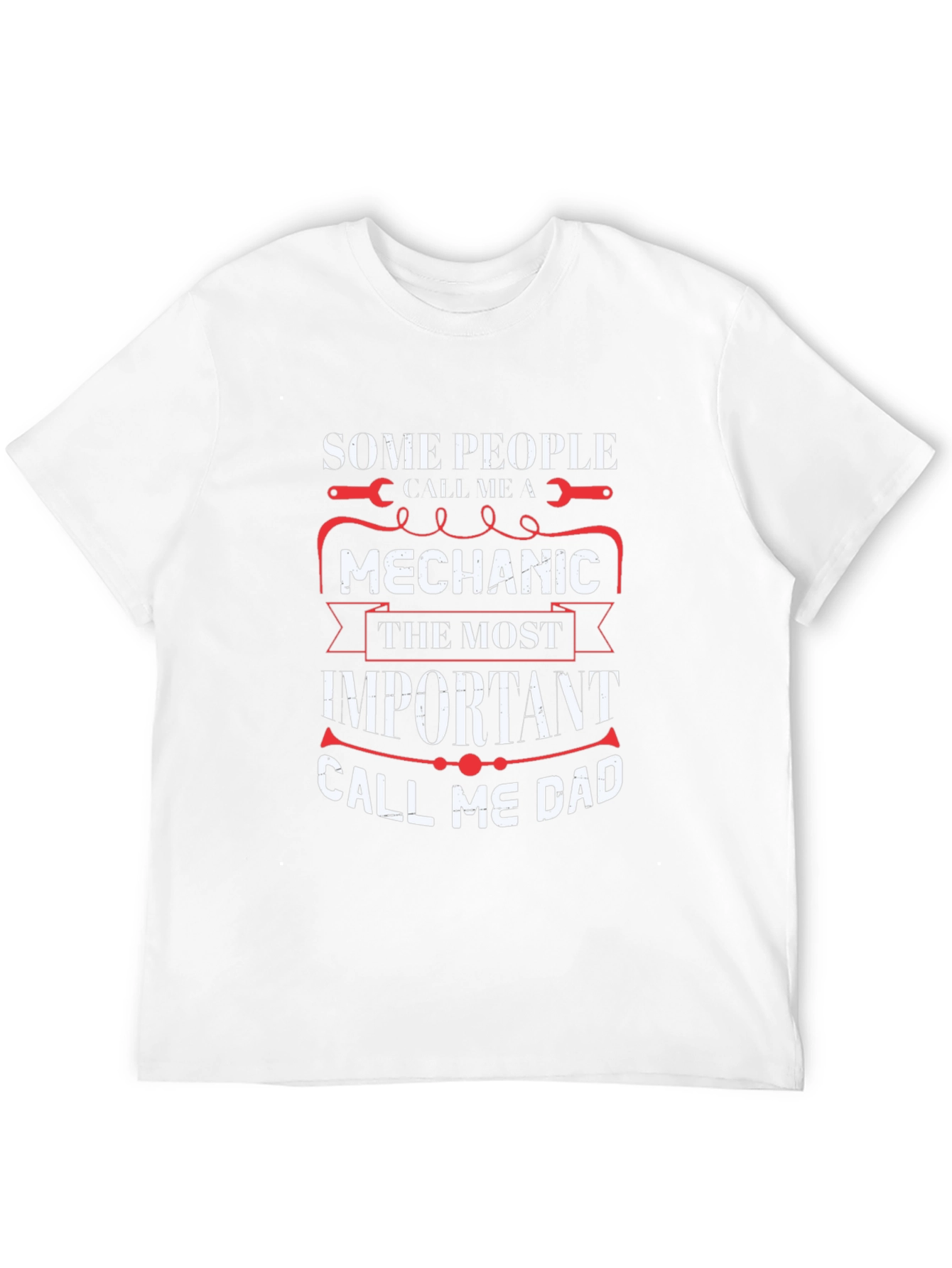 Mechanic Dad T-Shirt - Black