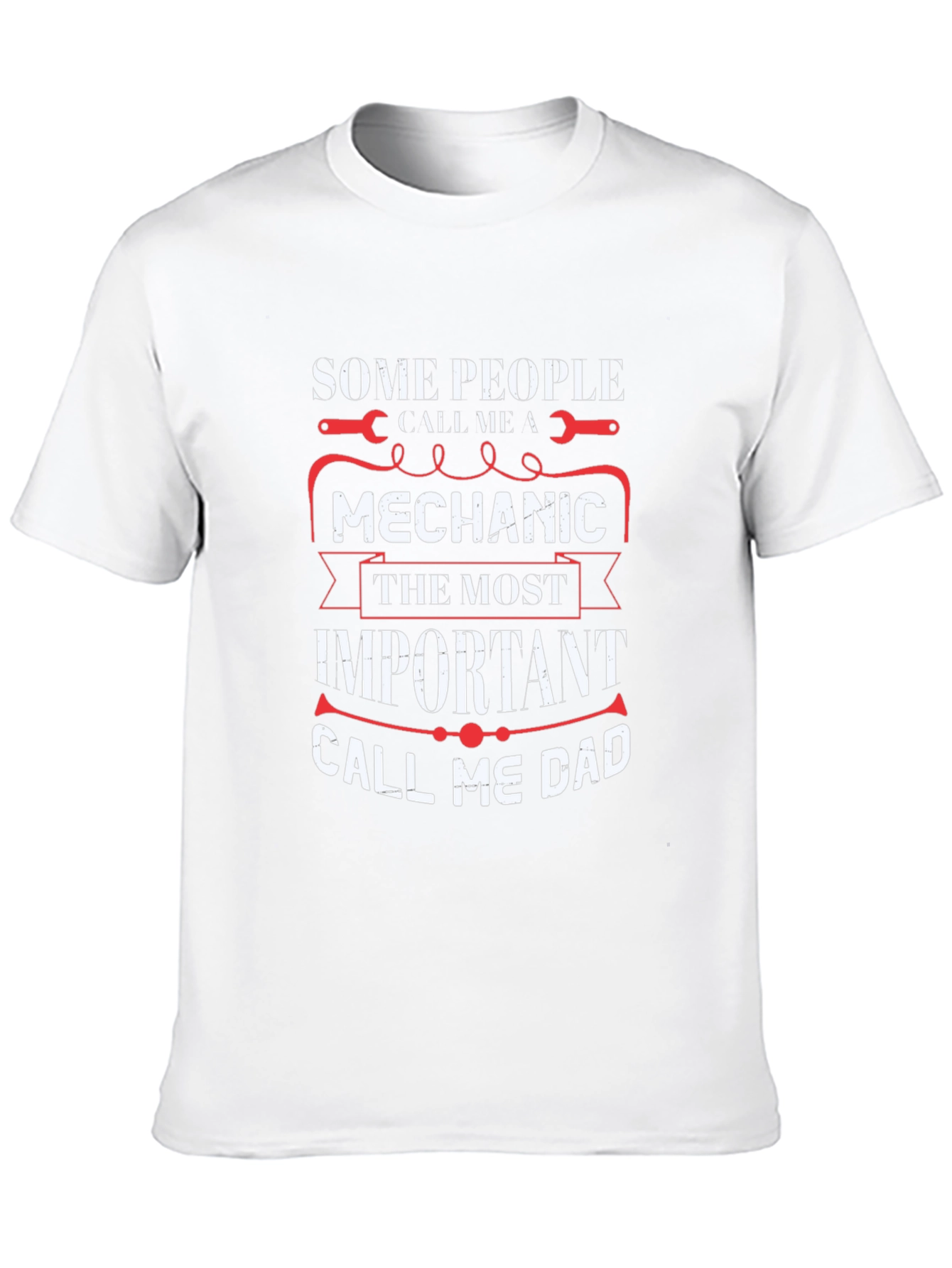 Mechanic Dad T-Shirt - Black