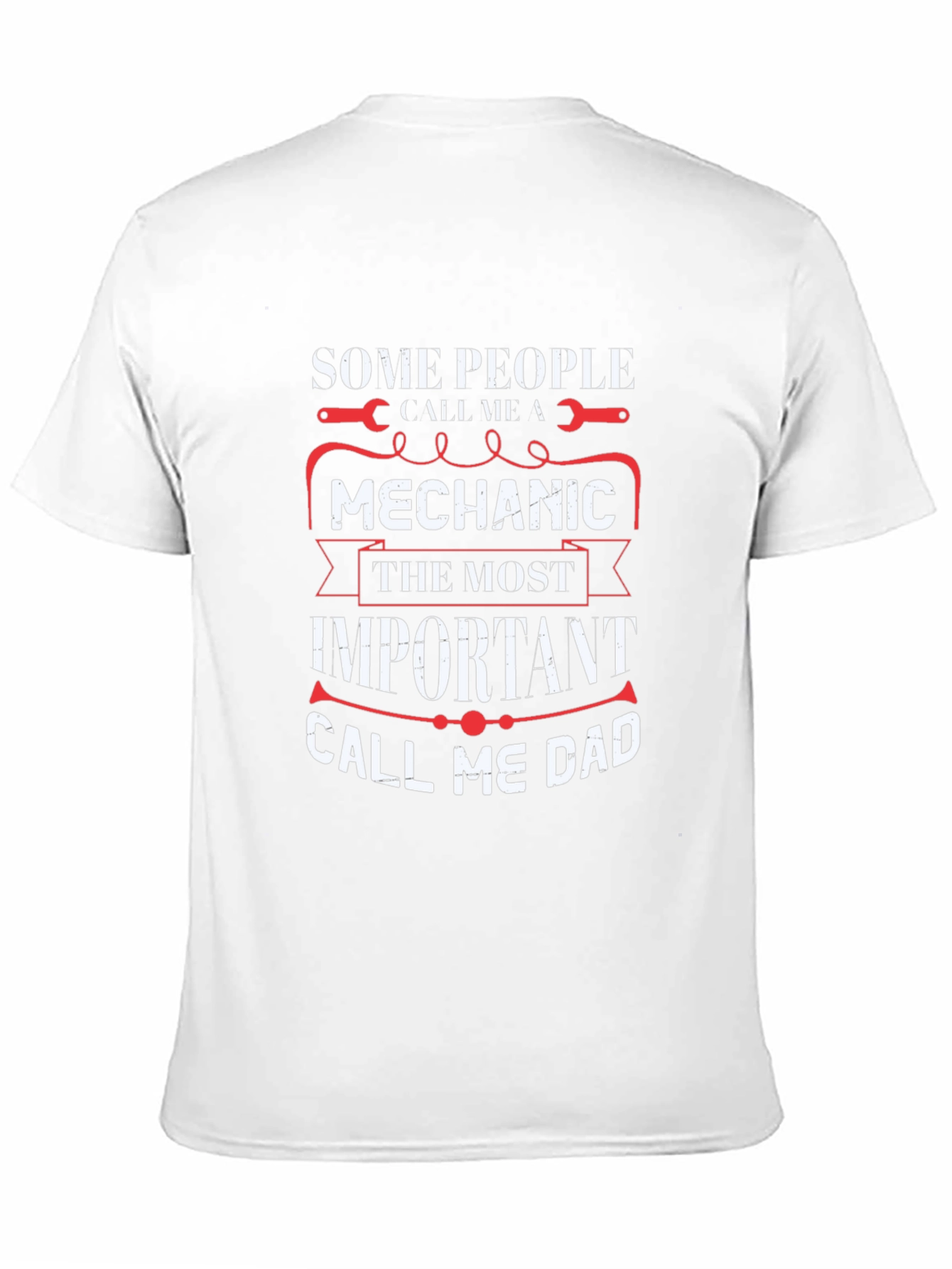 Mechanic Dad T-Shirt - Black