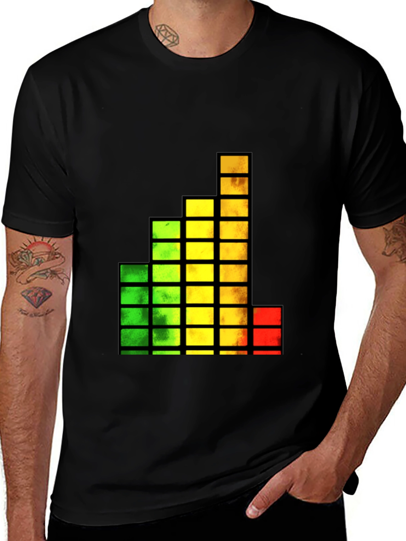 Equalizer Bar Black T-Shirt