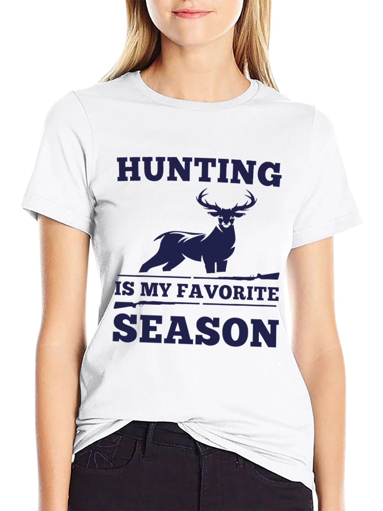 Hunting is My Favorite Season Deer Graphic Tee