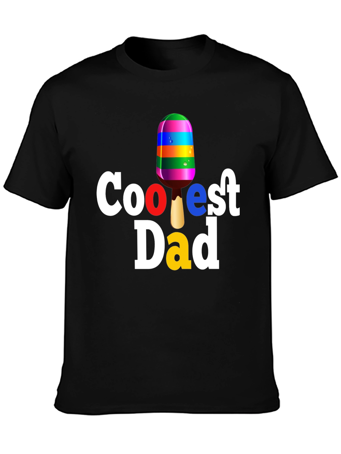 Coolest Dad T-Shirt - Novelty Popsicle Tee