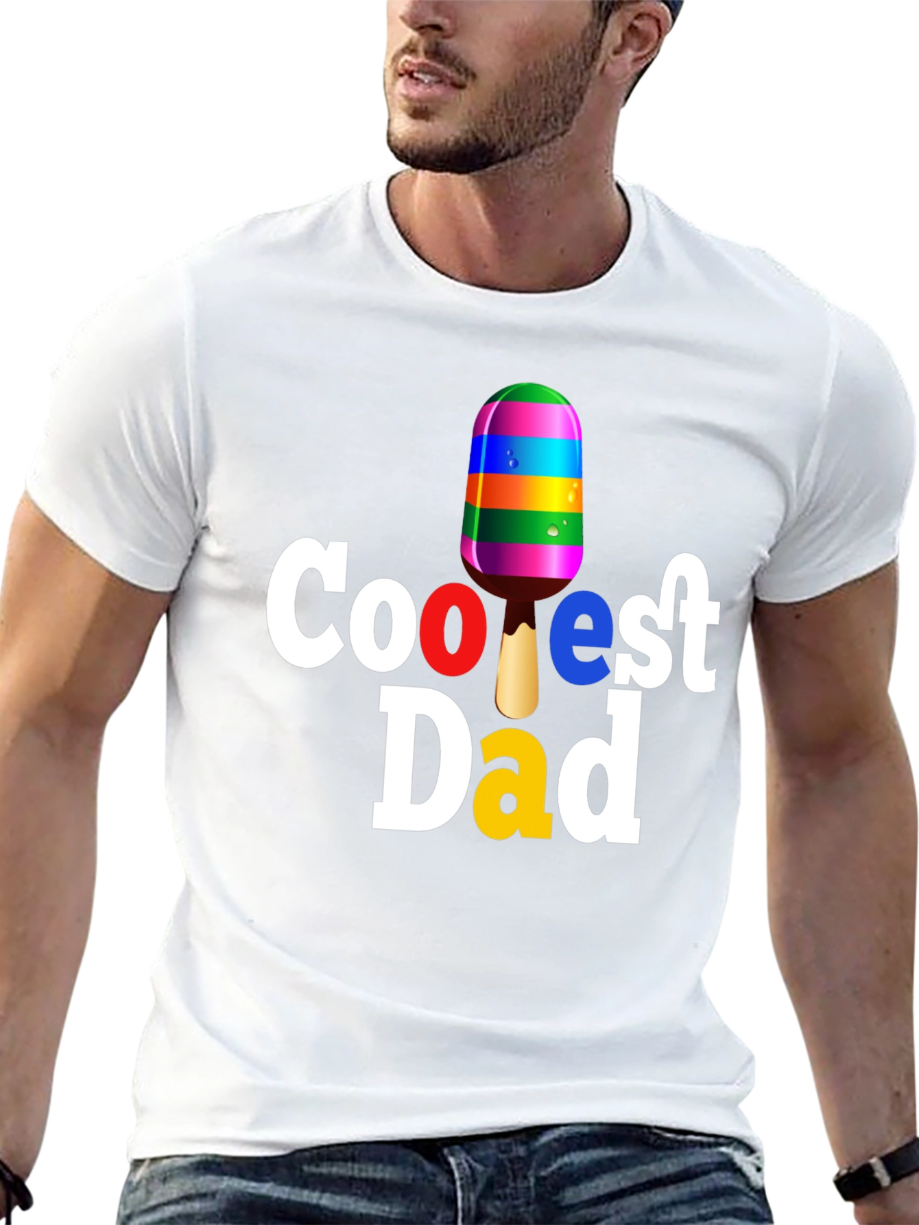 Coolest Dad T-Shirt - Novelty Popsicle Tee