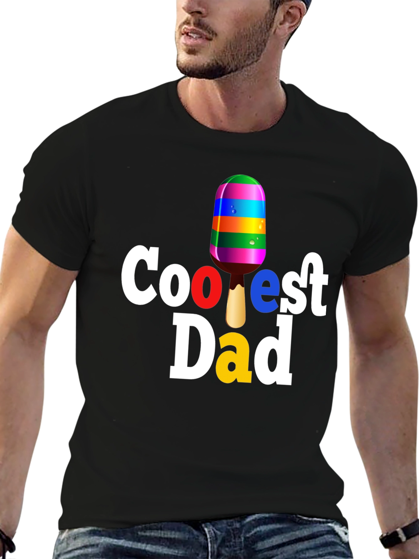 Coolest Dad T-Shirt - Novelty Popsicle Tee