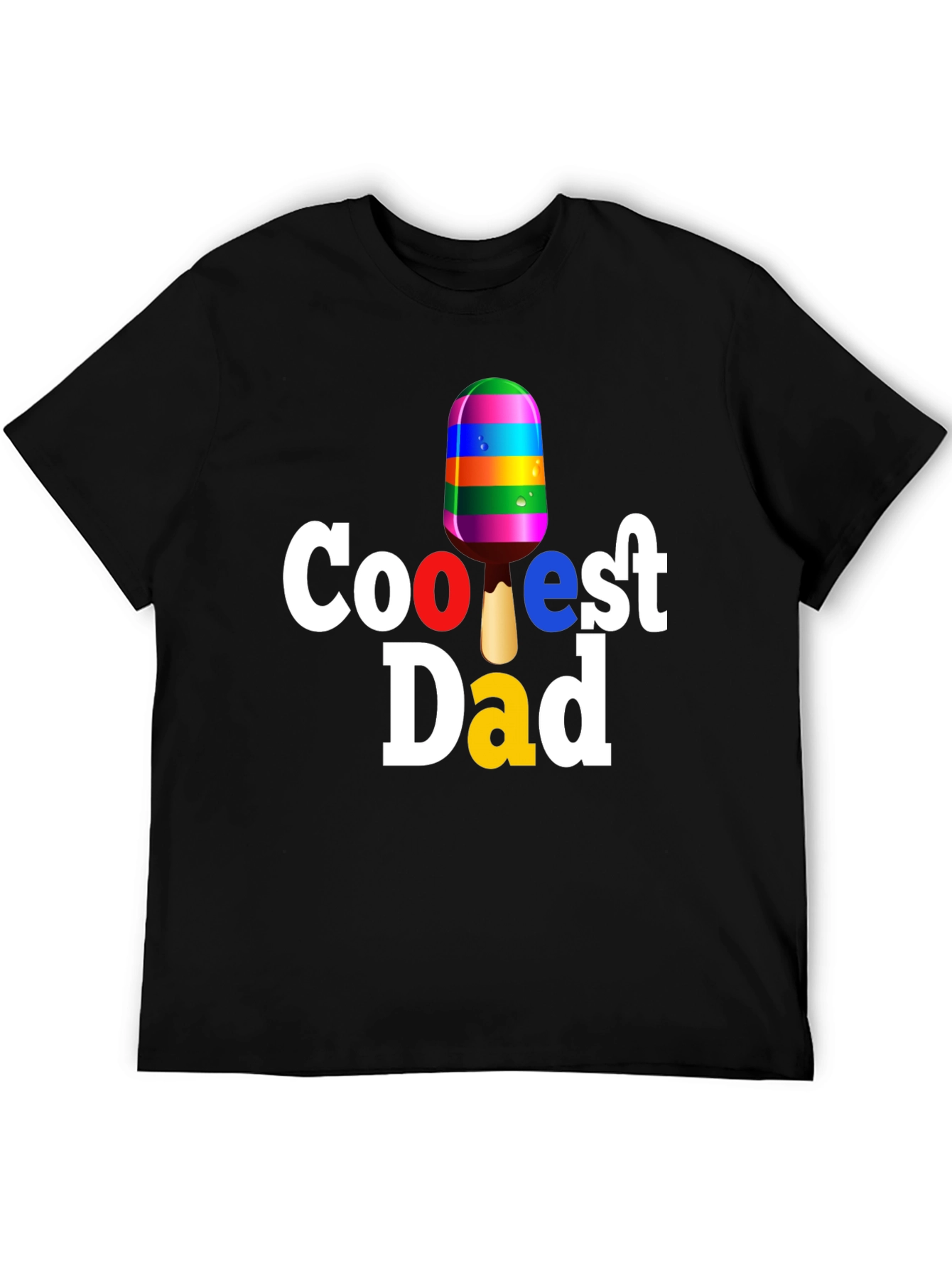 Coolest Dad T-Shirt - Novelty Popsicle Tee