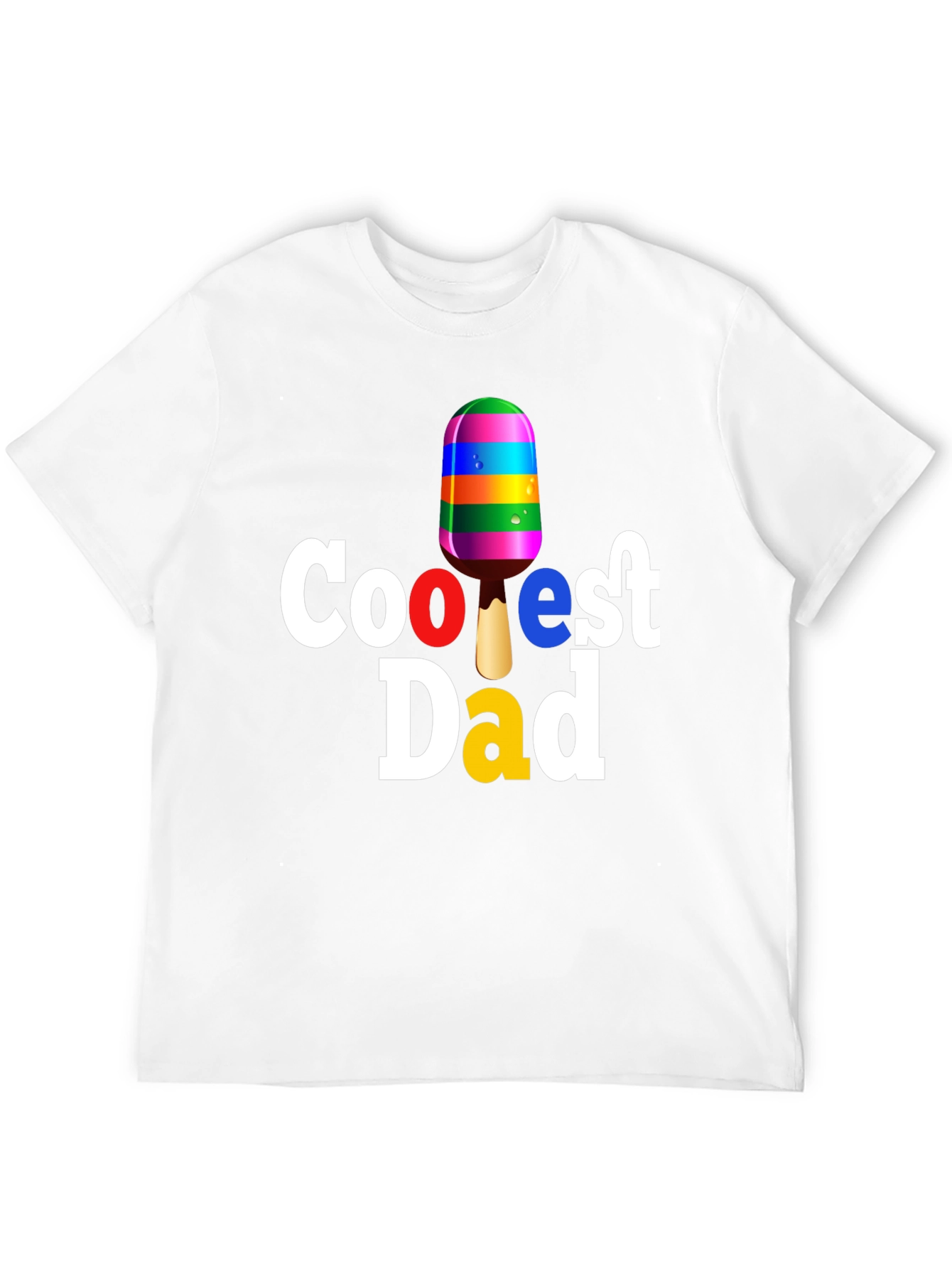 Coolest Dad T-Shirt - Novelty Popsicle Tee