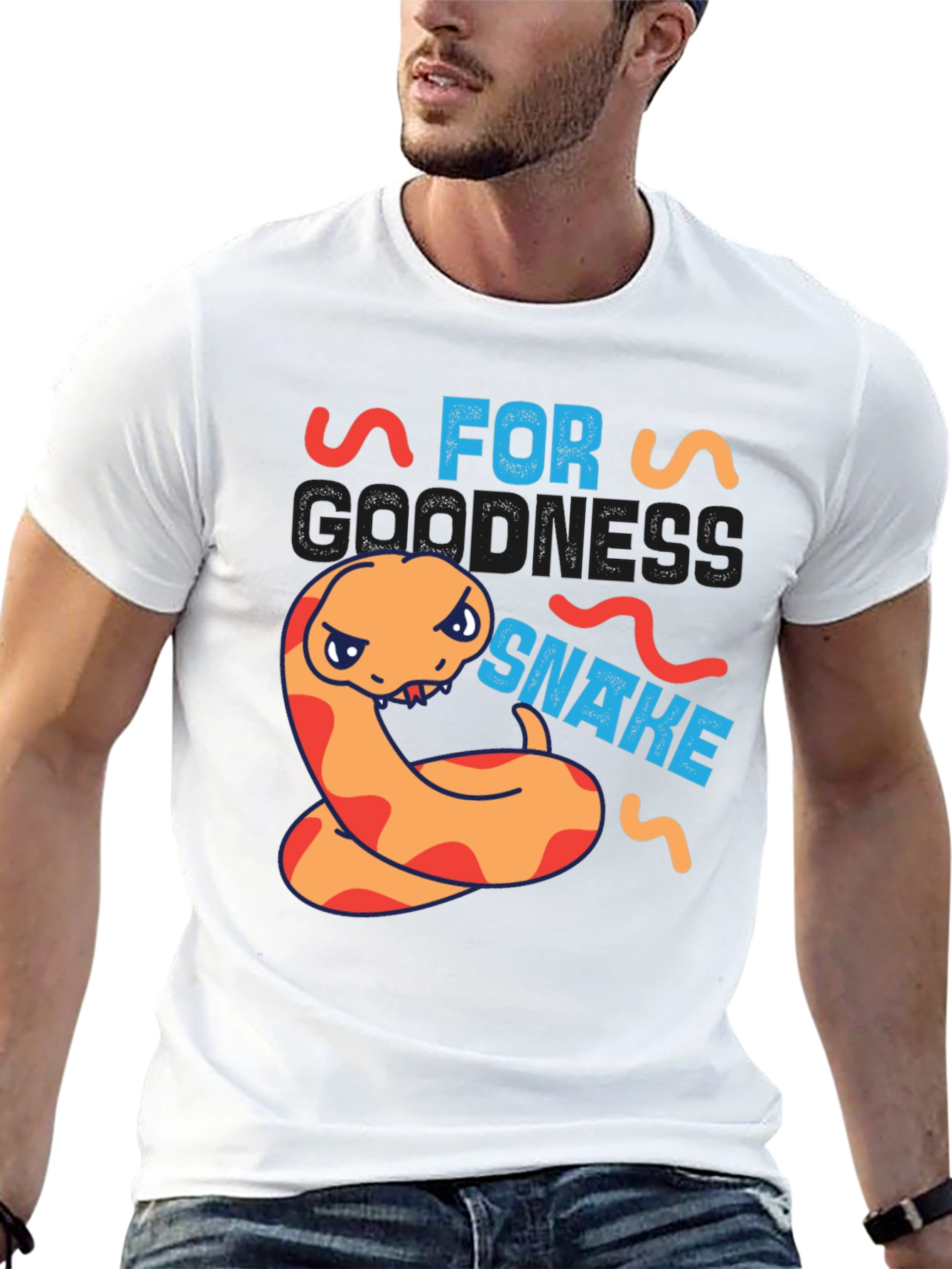 Funny Snake Graphic T-Shirt