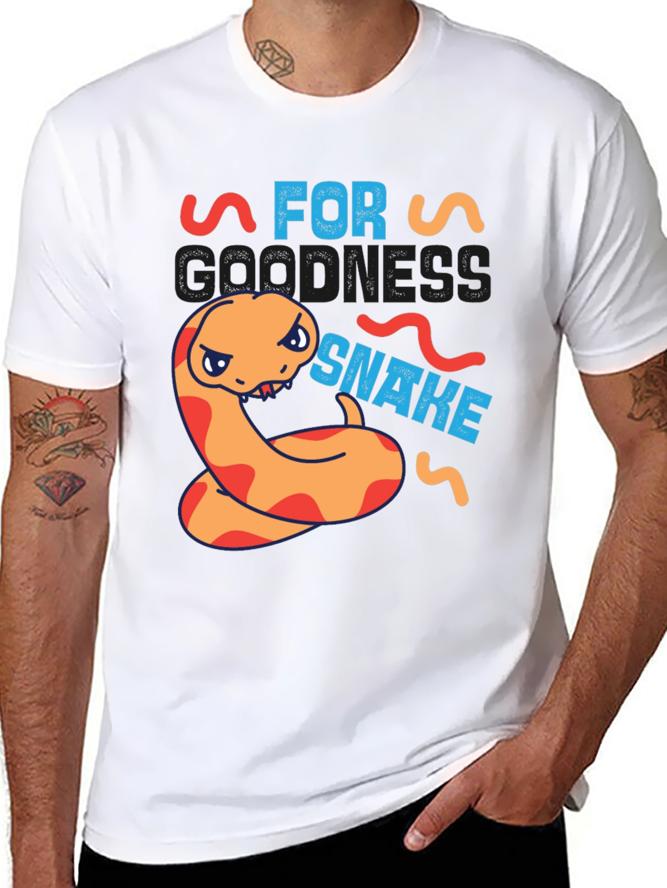 Funny Snake Graphic T-Shirt