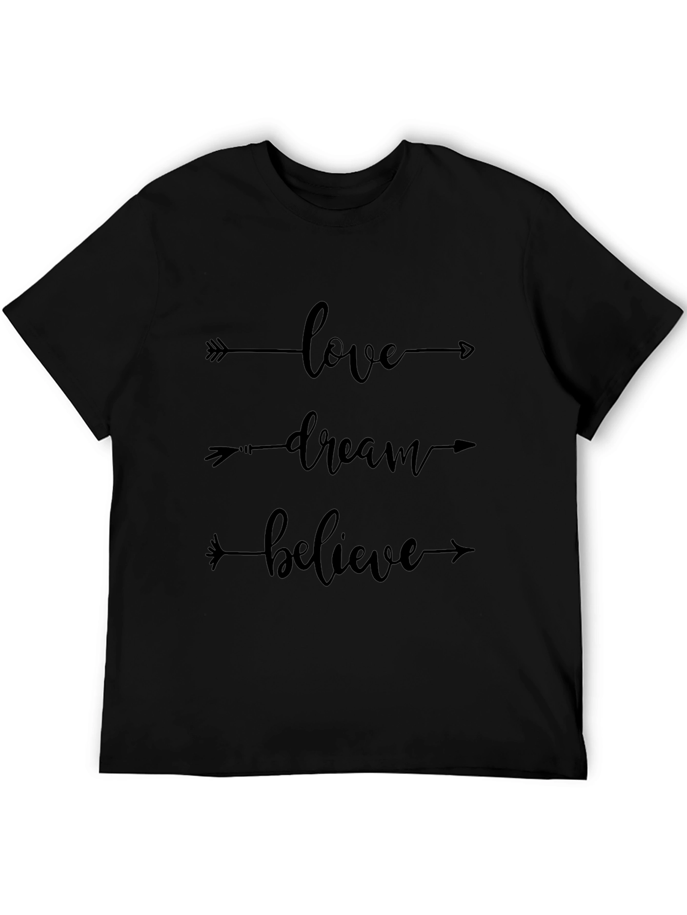 Love Dream Believe Arrow Graphic Tee