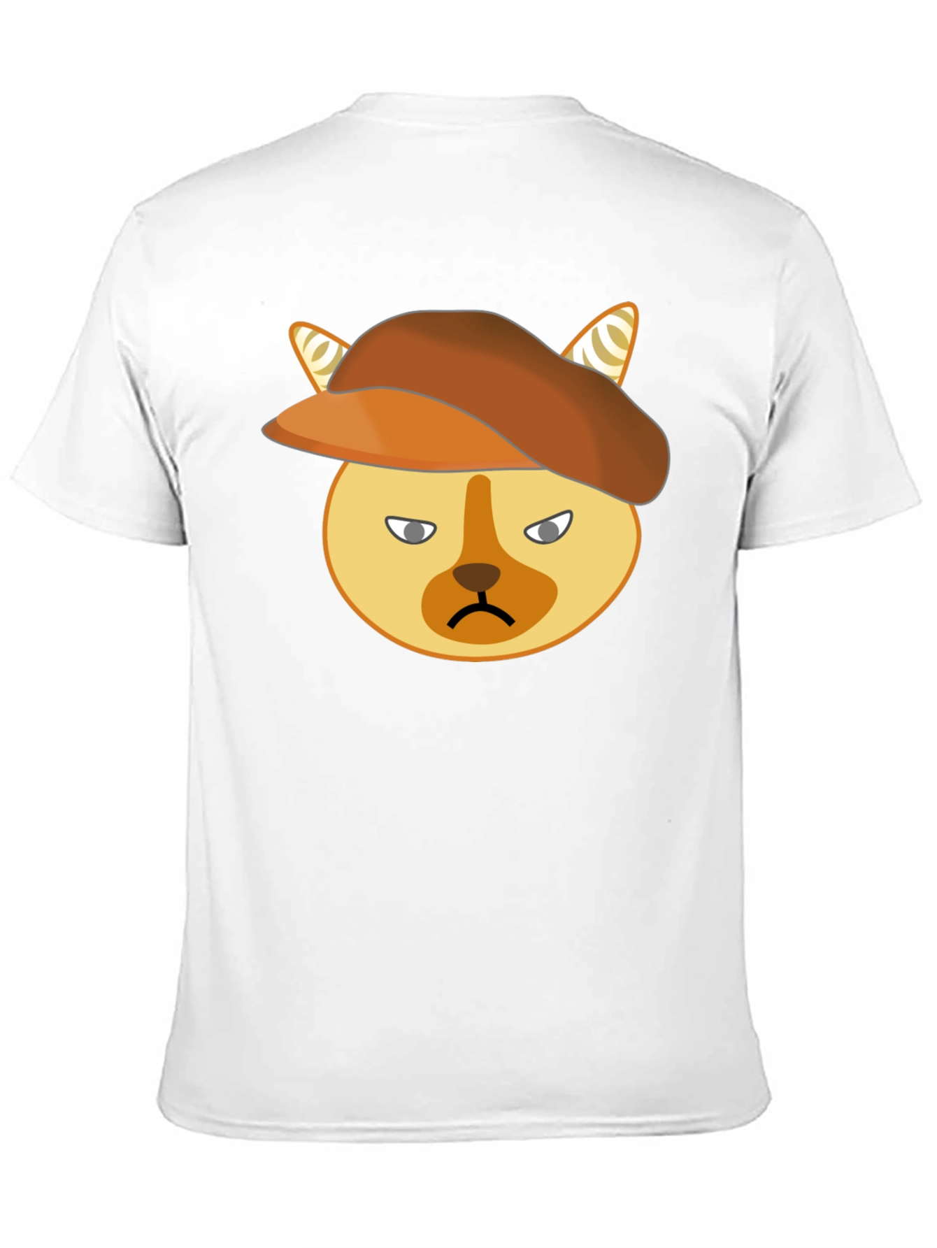Grumpy Cat Beret T-Shirt - Unisex Cotton Tee