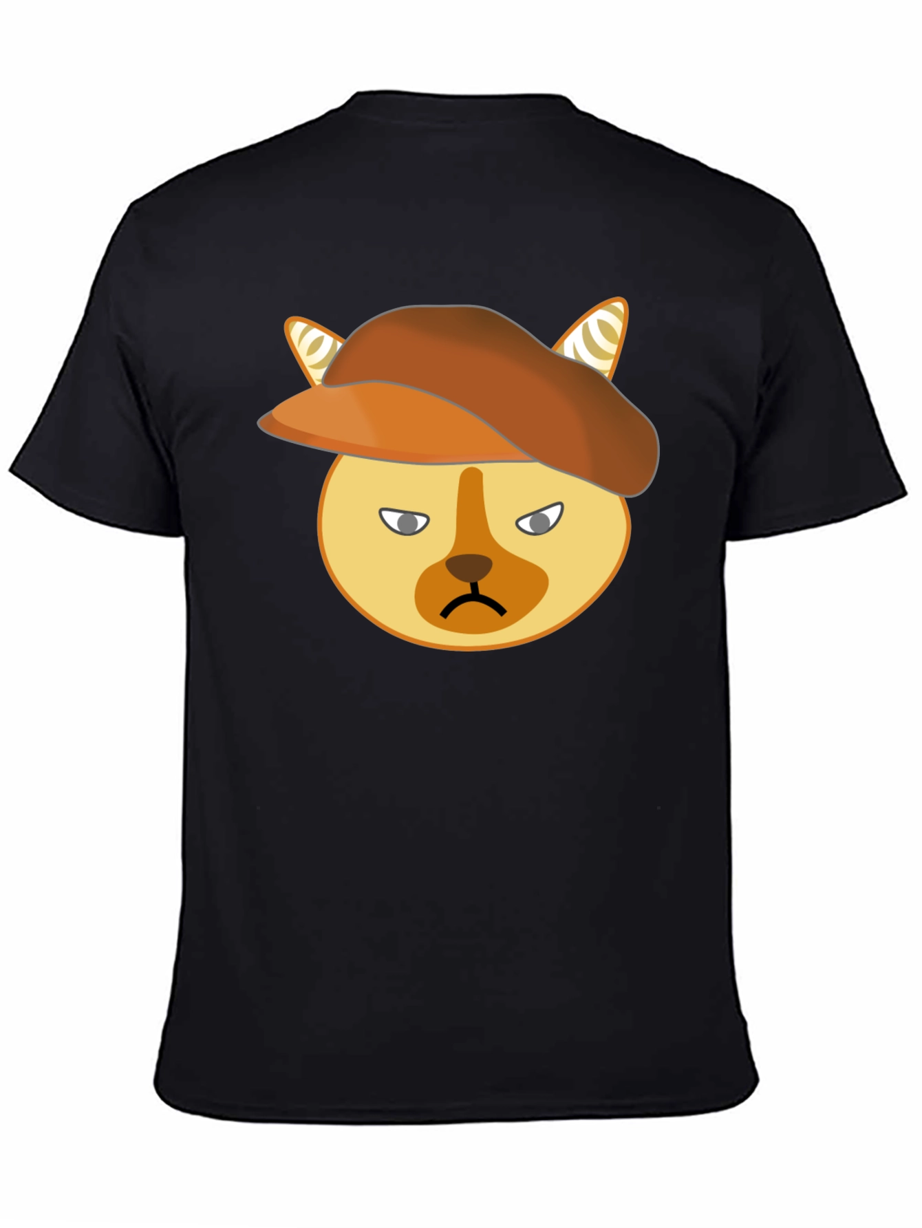 Grumpy Cat Beret T-Shirt - Unisex Cotton Tee