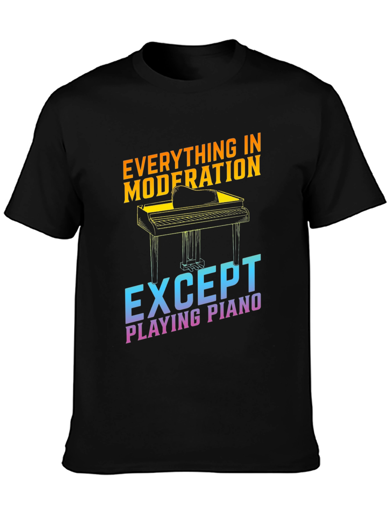 Piano T-Shirt - Everything in Moderation