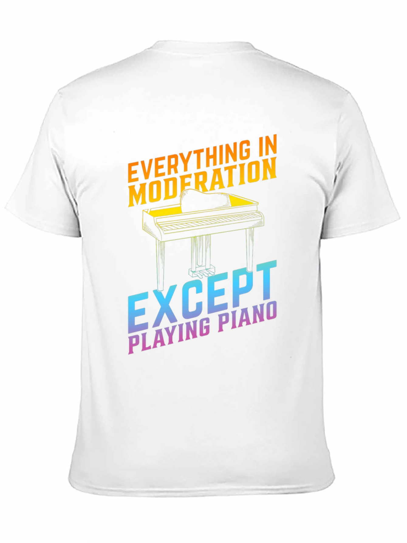 Piano T-Shirt - Everything in Moderation