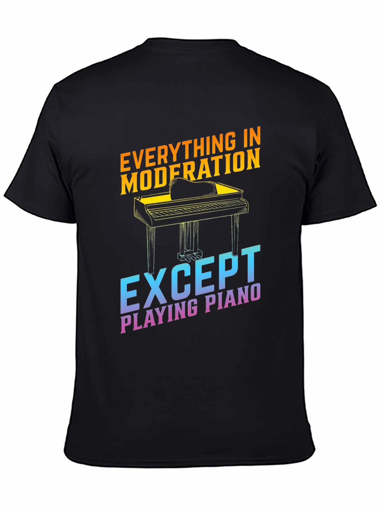 Piano T-Shirt - Everything in Moderation