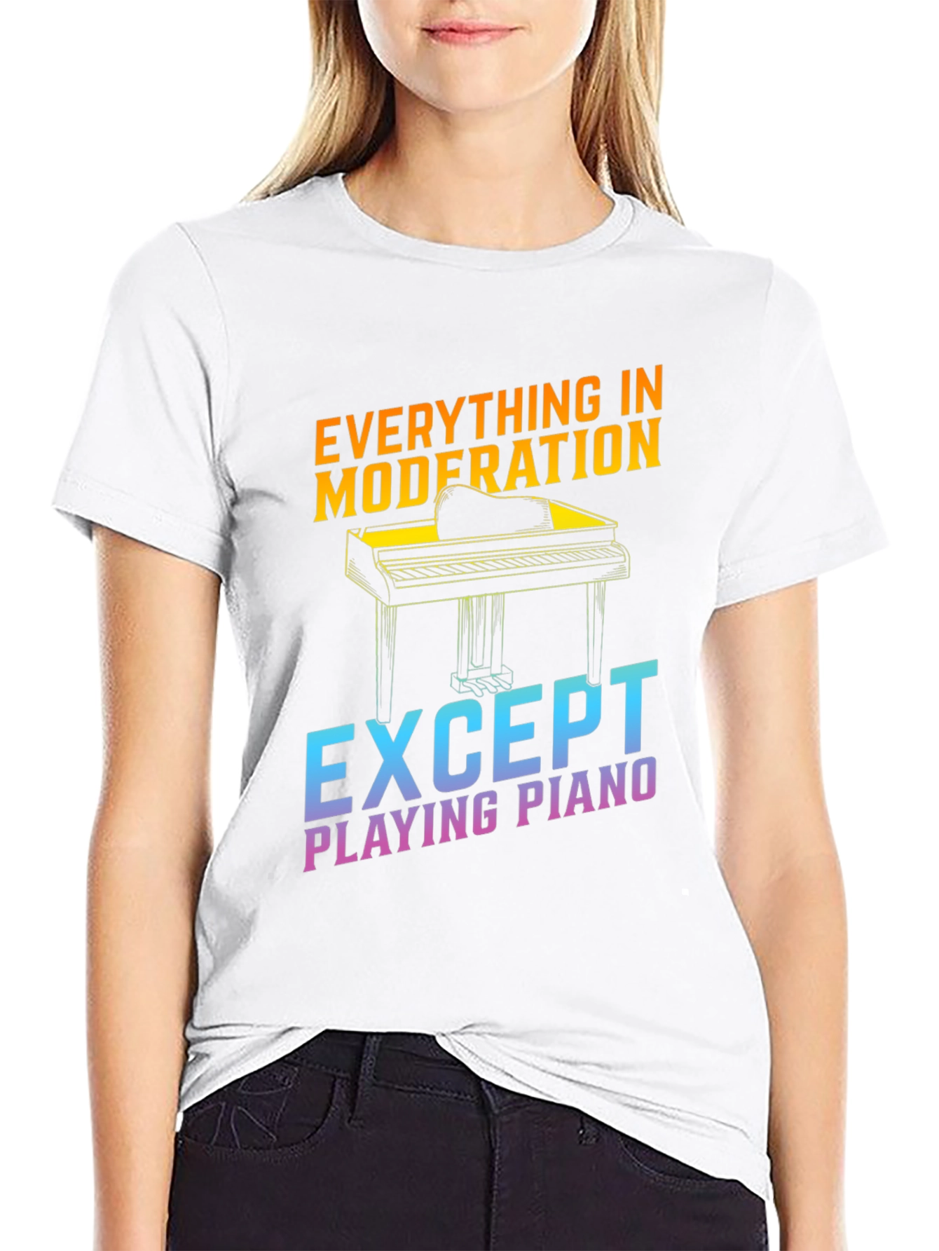 Piano T-Shirt - Everything in Moderation
