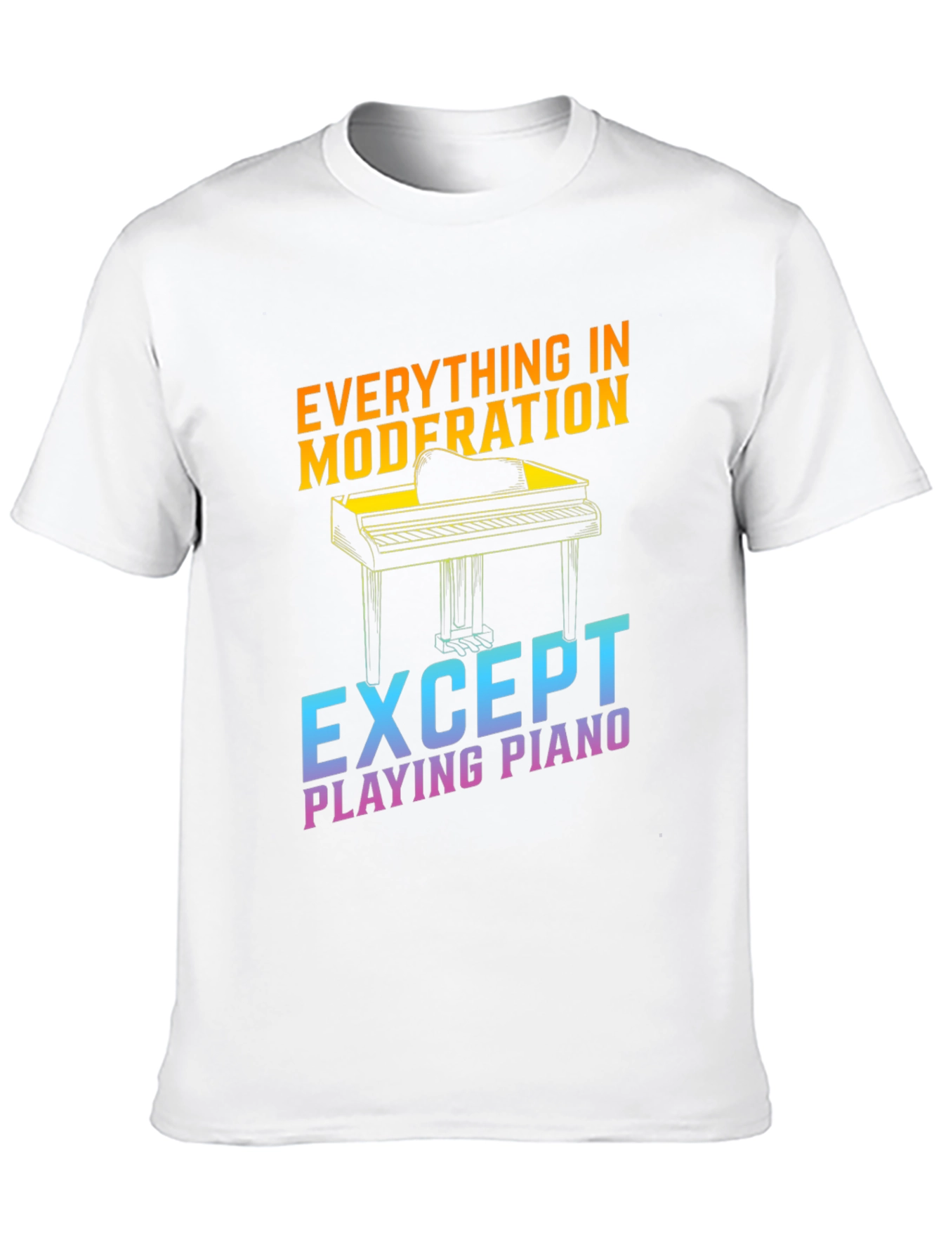 Piano T-Shirt - Everything in Moderation