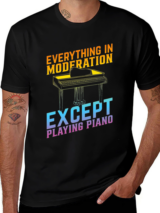 Piano T-Shirt - Everything in Moderation