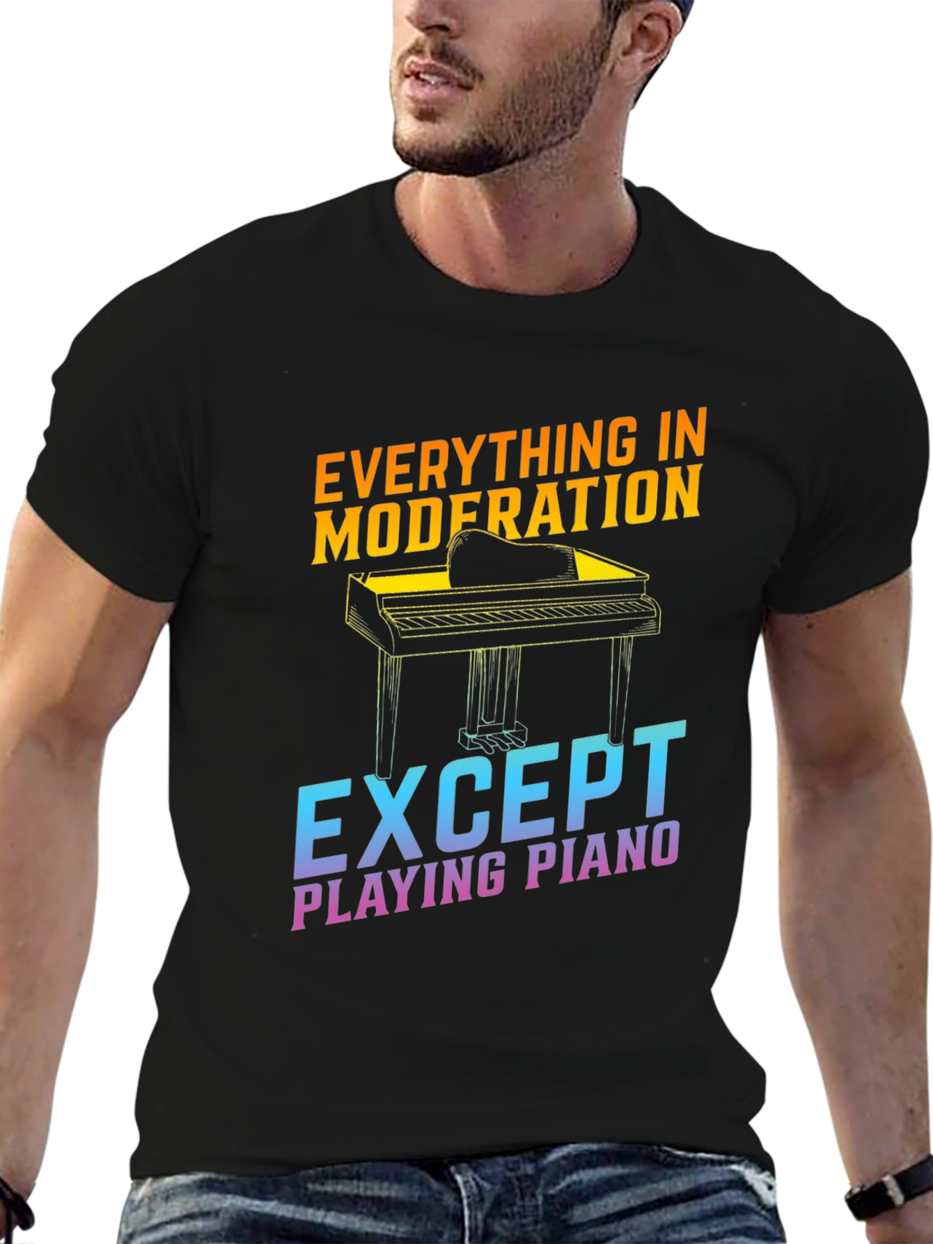 Piano T-Shirt - Everything in Moderation