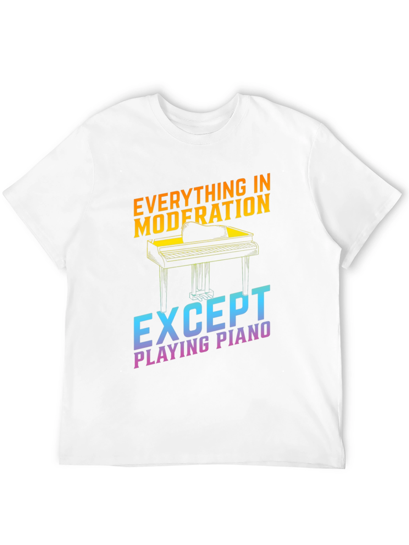 Piano T-Shirt - Everything in Moderation