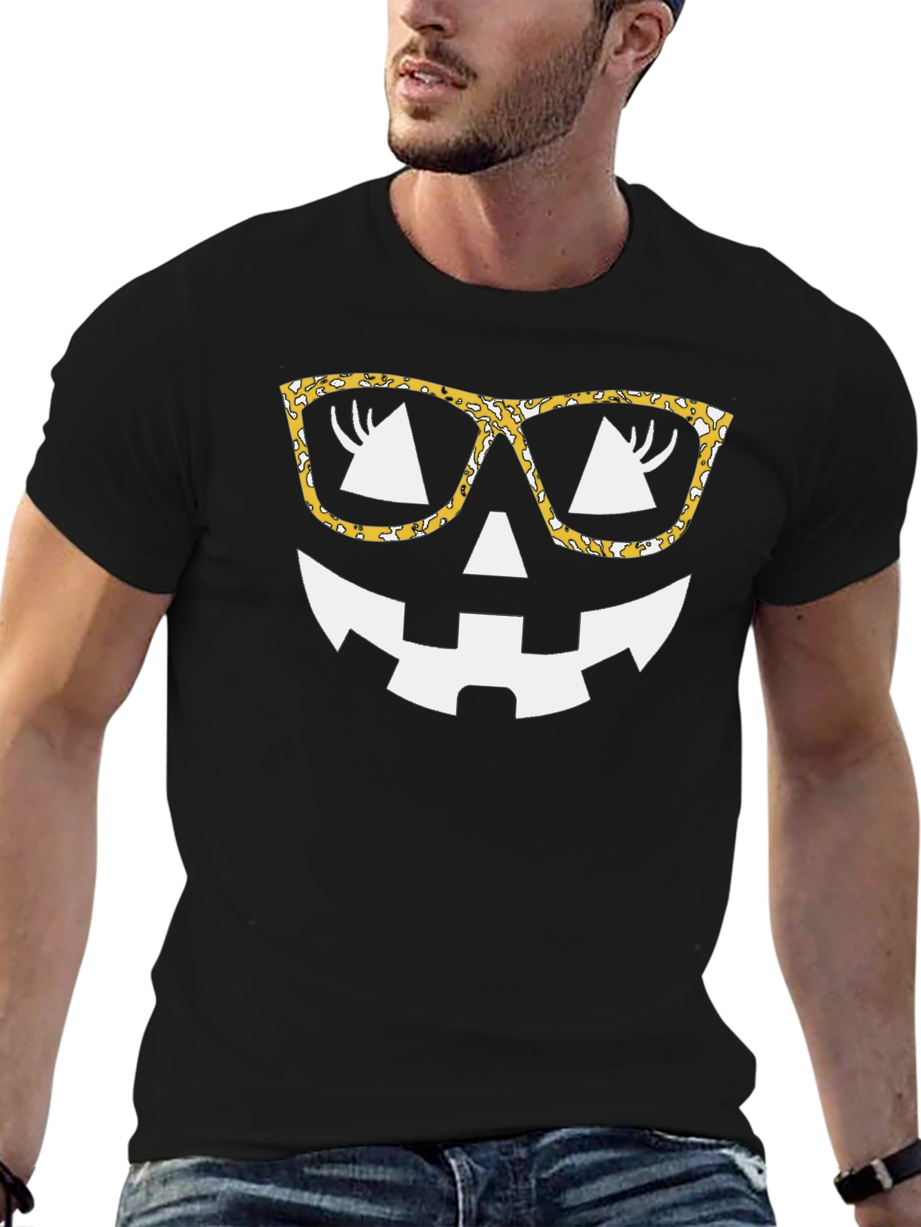 Halloween Jack-o-lantern Graphic Tee