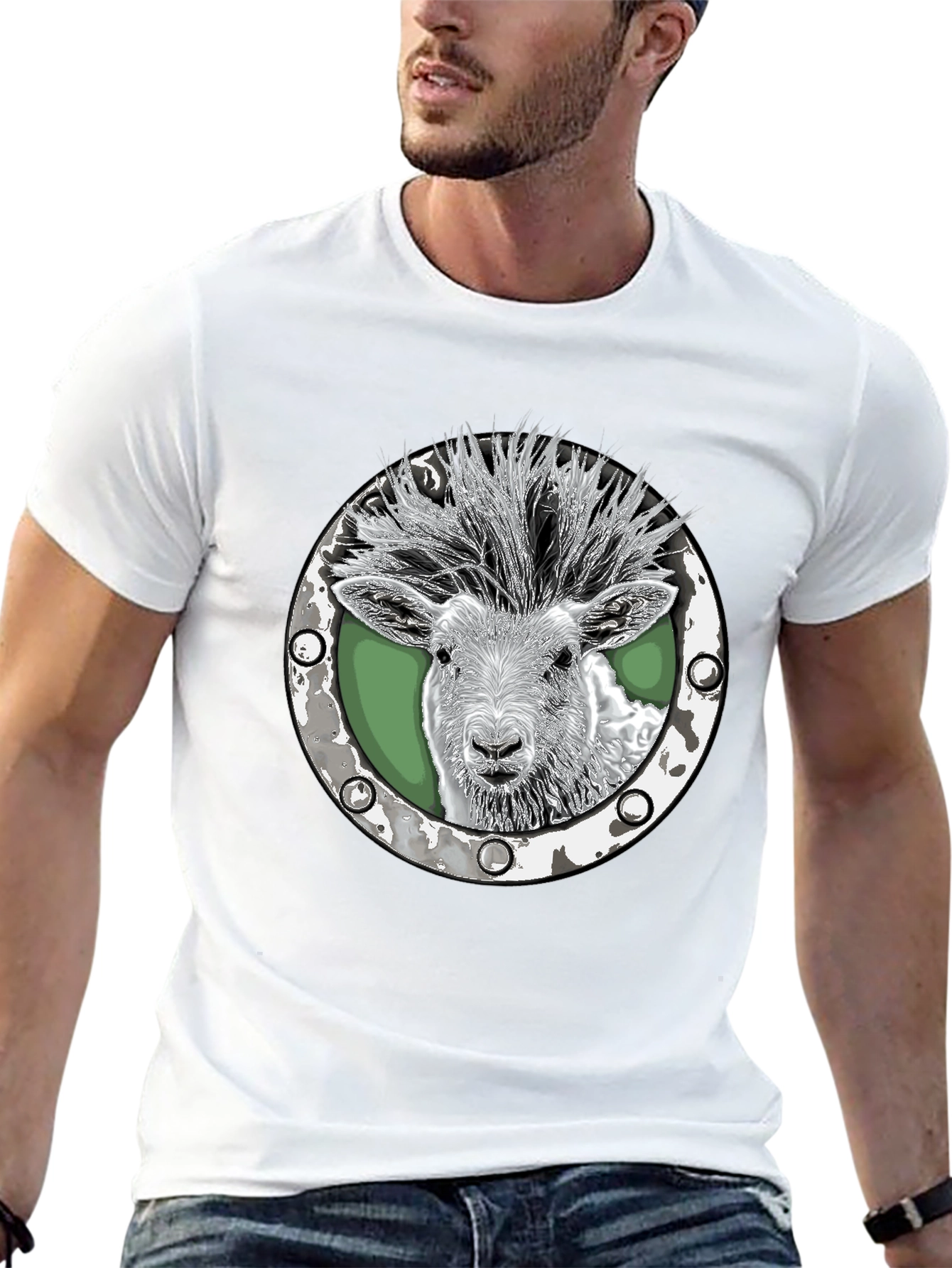 Whimsical Sheep Graphic Tee