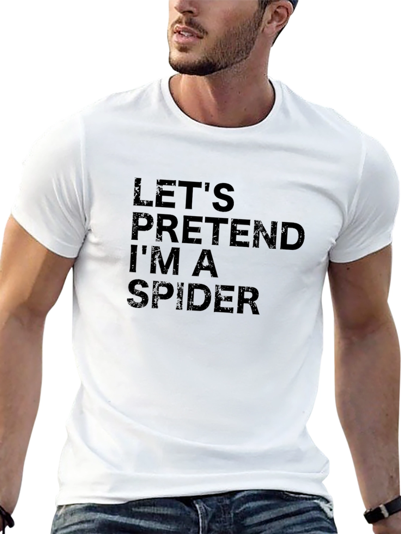 Lets Pretend Im A Spider Graphic Tee