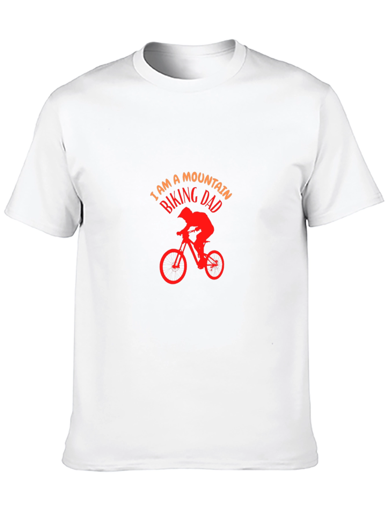 Mountain Biking Dad T-Shirt - Black Cotton Tee