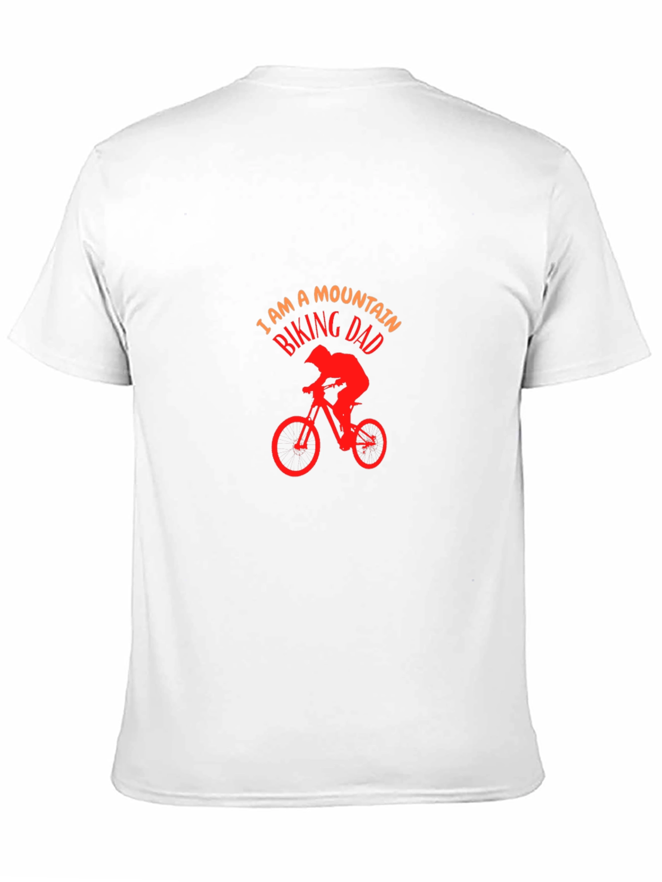 Mountain Biking Dad T-Shirt - Black Cotton Tee