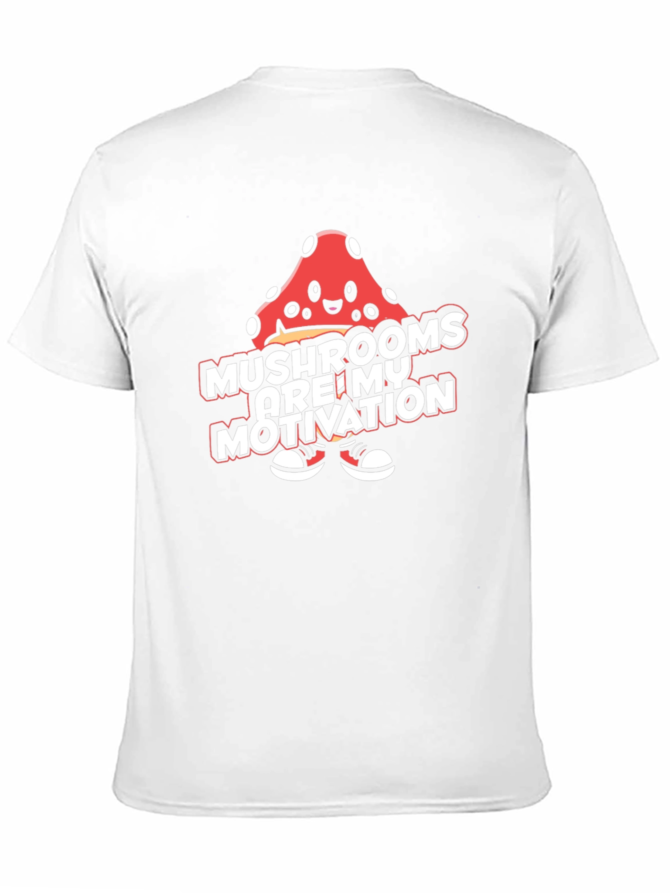 Mushroom Motivation Tee - Black Graphic T-Shirt