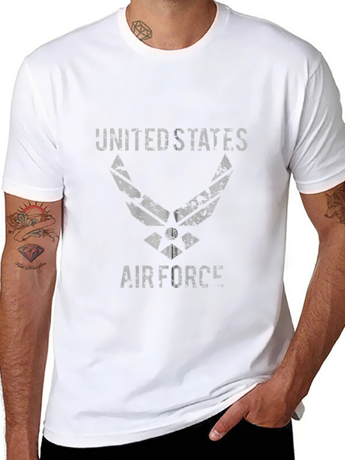 US Air Force Distressed Graphic Tee