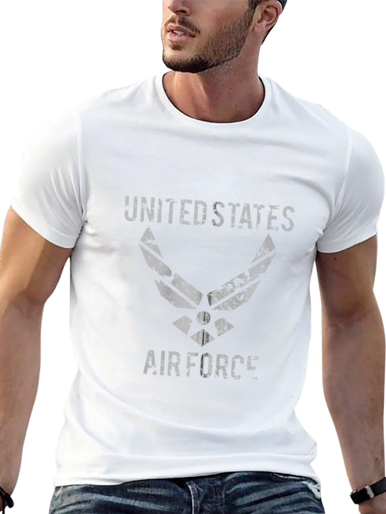 US Air Force Distressed Graphic Tee