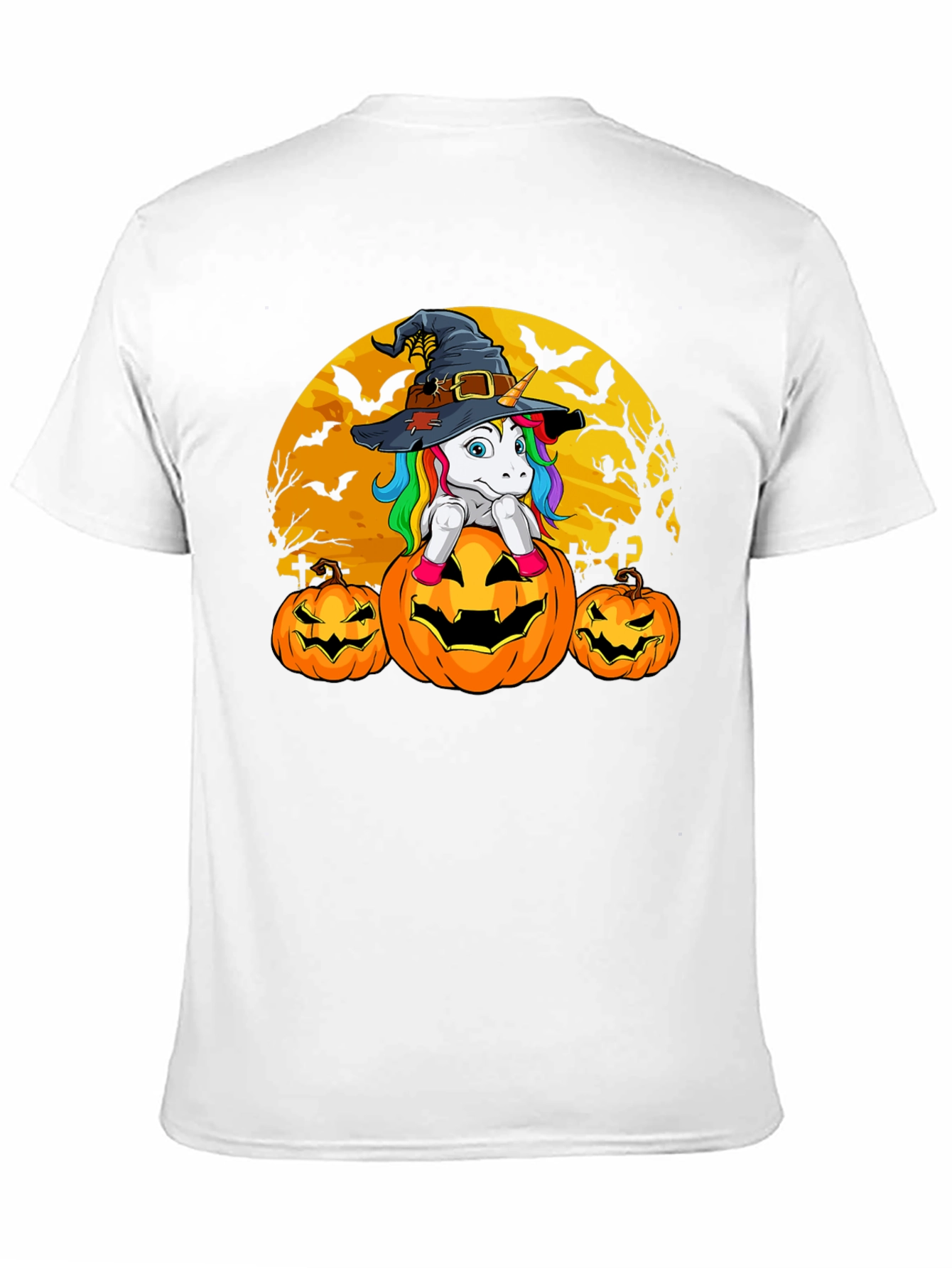 Halloween Unicorn Pumpkin T-Shirt