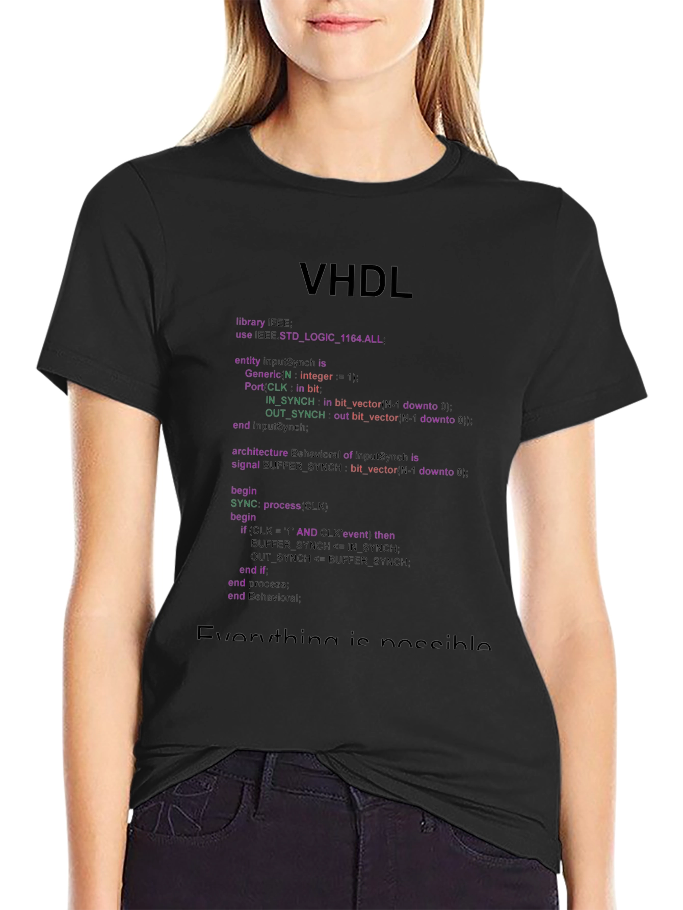 VHDL Code T-Shirt - Engineer & Programmer Gift