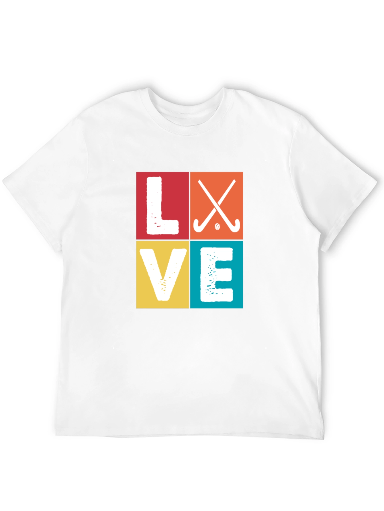 Love Hockey Graphic T-Shirt - Sporty Casual Tee