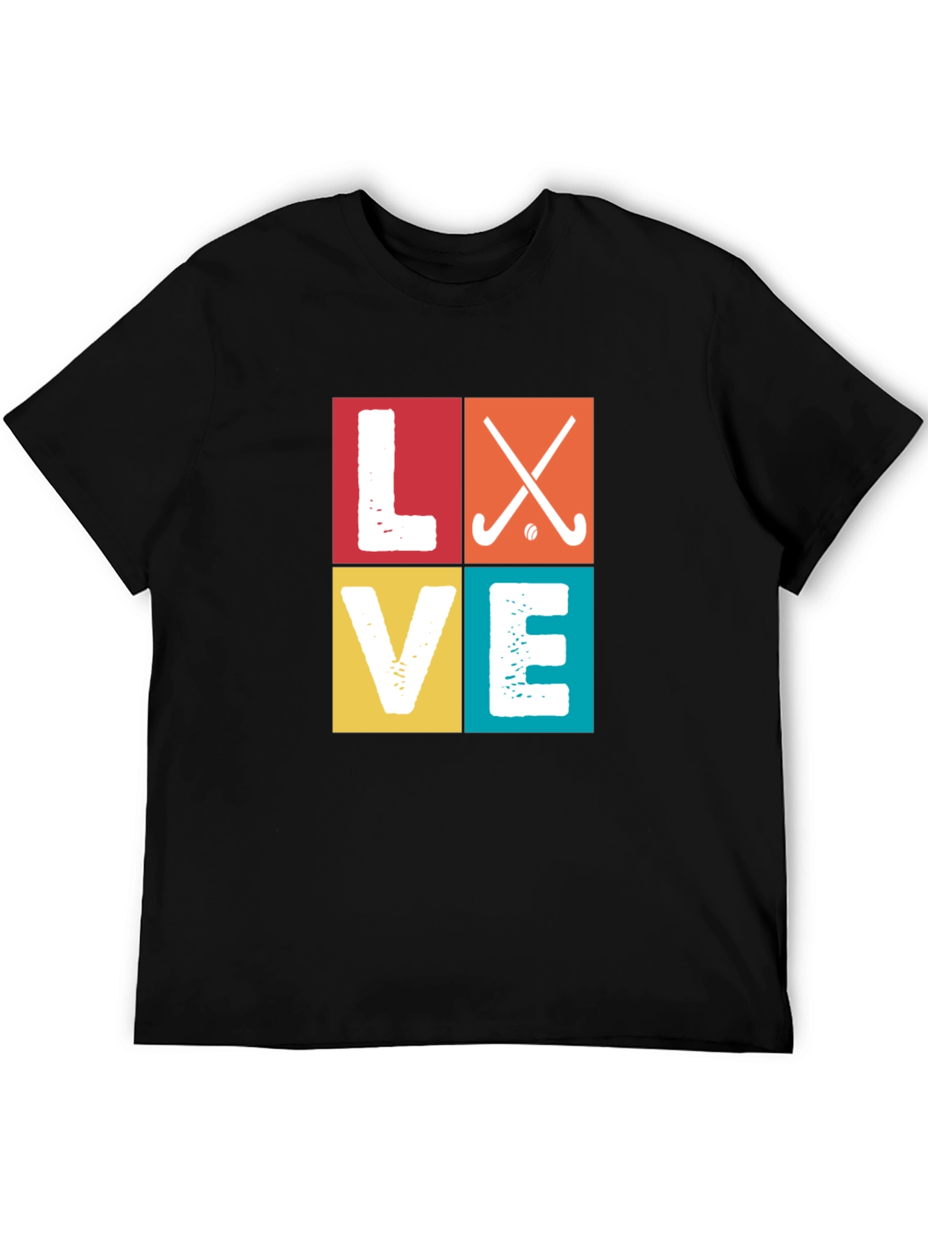 Love Hockey Graphic T-Shirt - Sporty Casual Tee