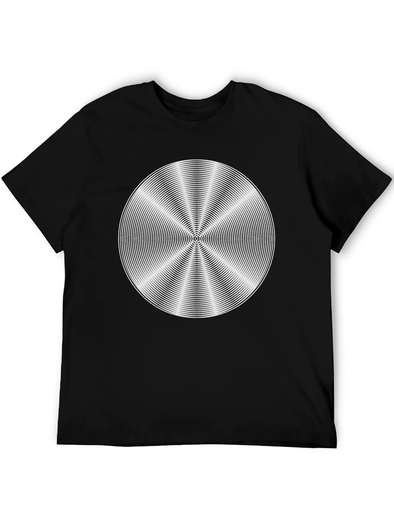 Optical Illusion Tee - Hypnotic Circle Design