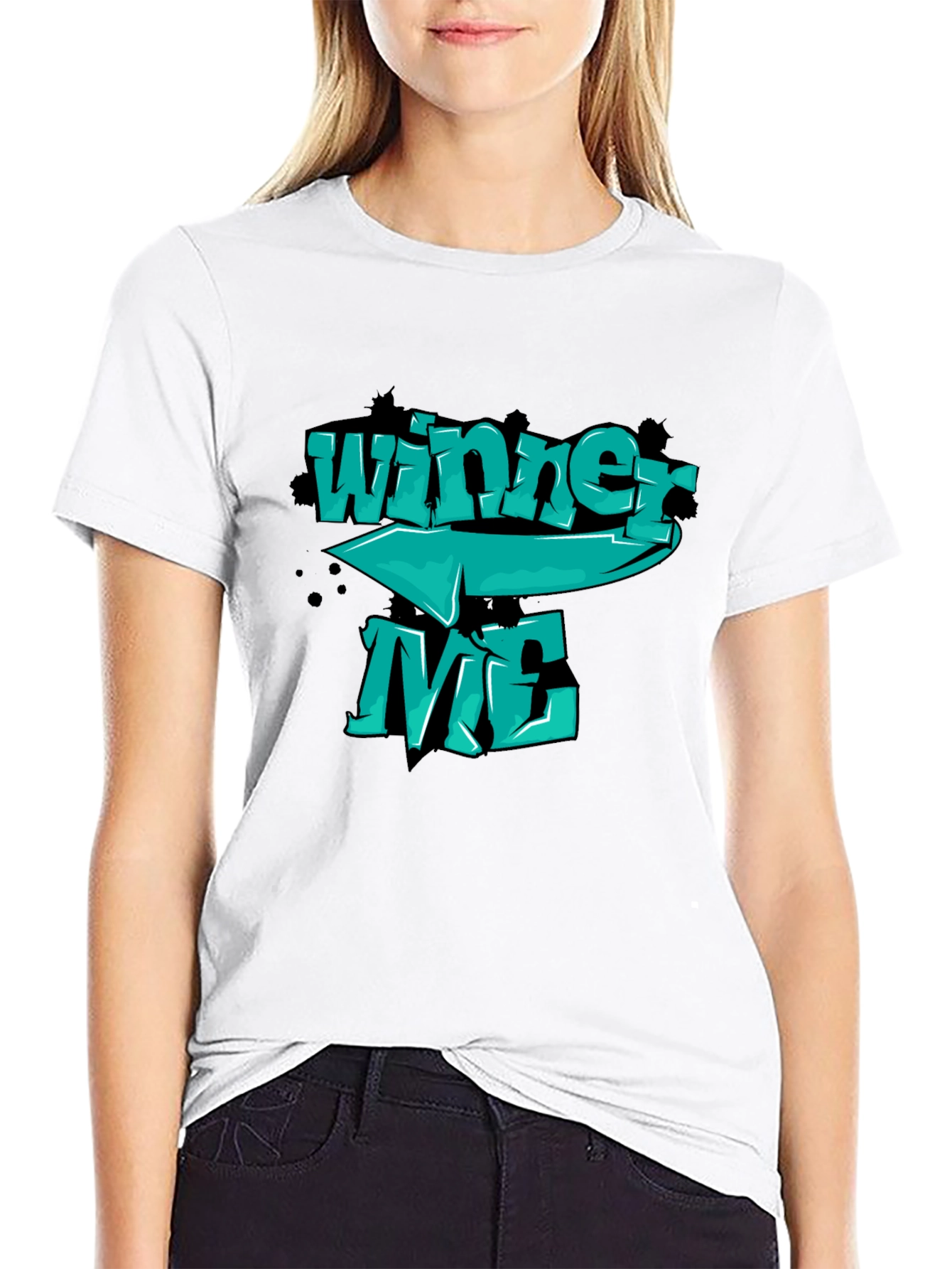 Winner Me Graphic T-Shirt - Cool Design