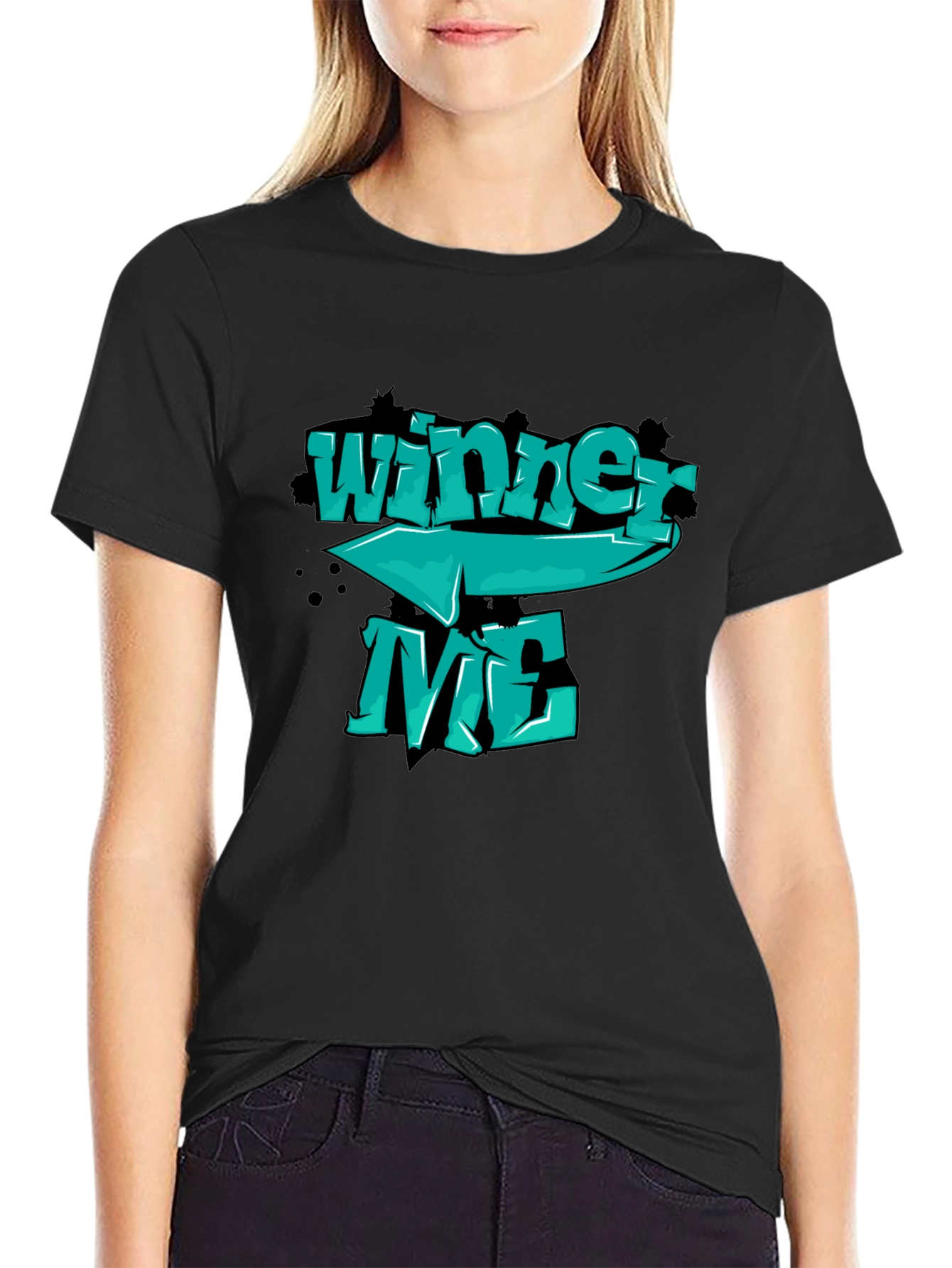 Winner Me Graphic T-Shirt - Cool Design