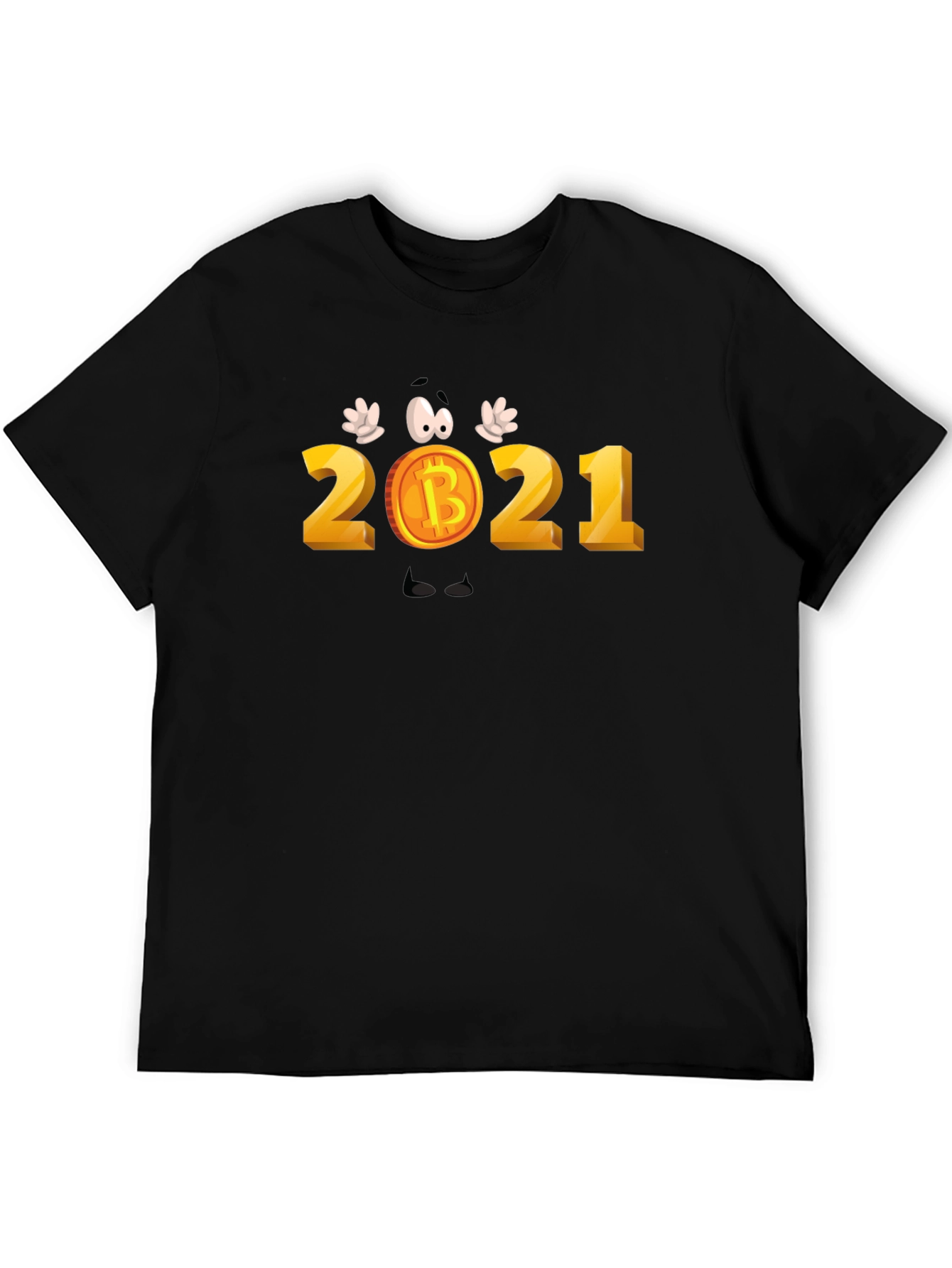 Bitcoin 2021 Cartoon T-Shirt - Crypto Tee