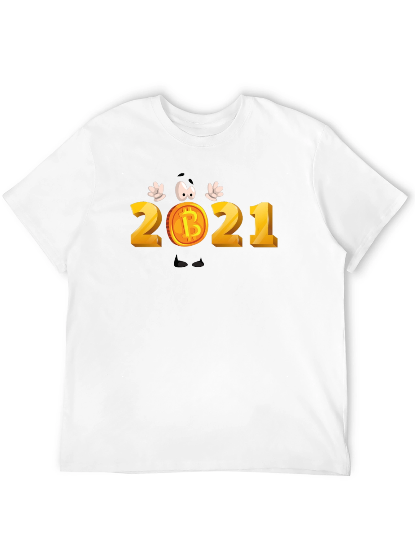 Bitcoin 2021 Cartoon T-Shirt - Crypto Tee
