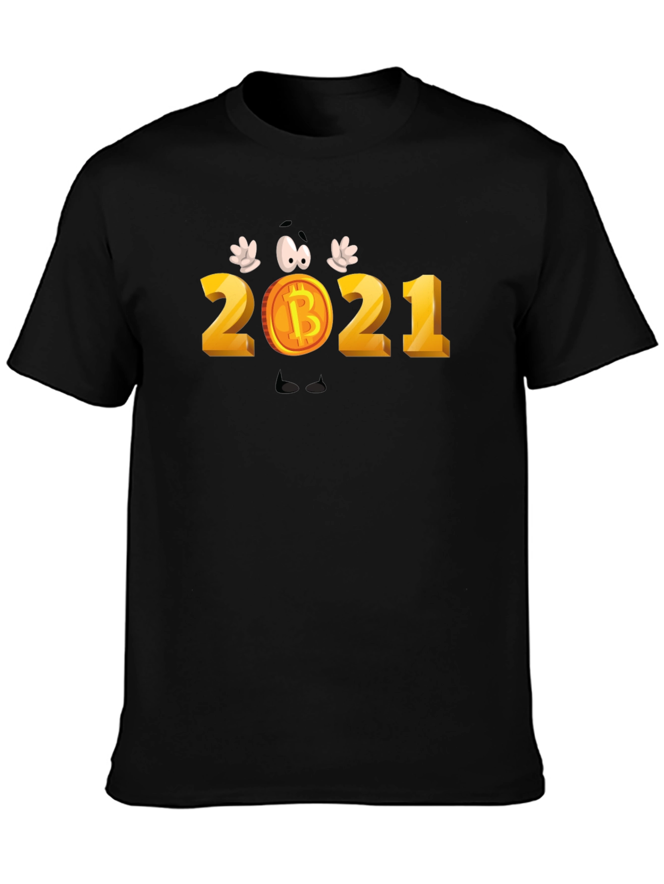 Bitcoin 2021 Cartoon T-Shirt - Crypto Tee