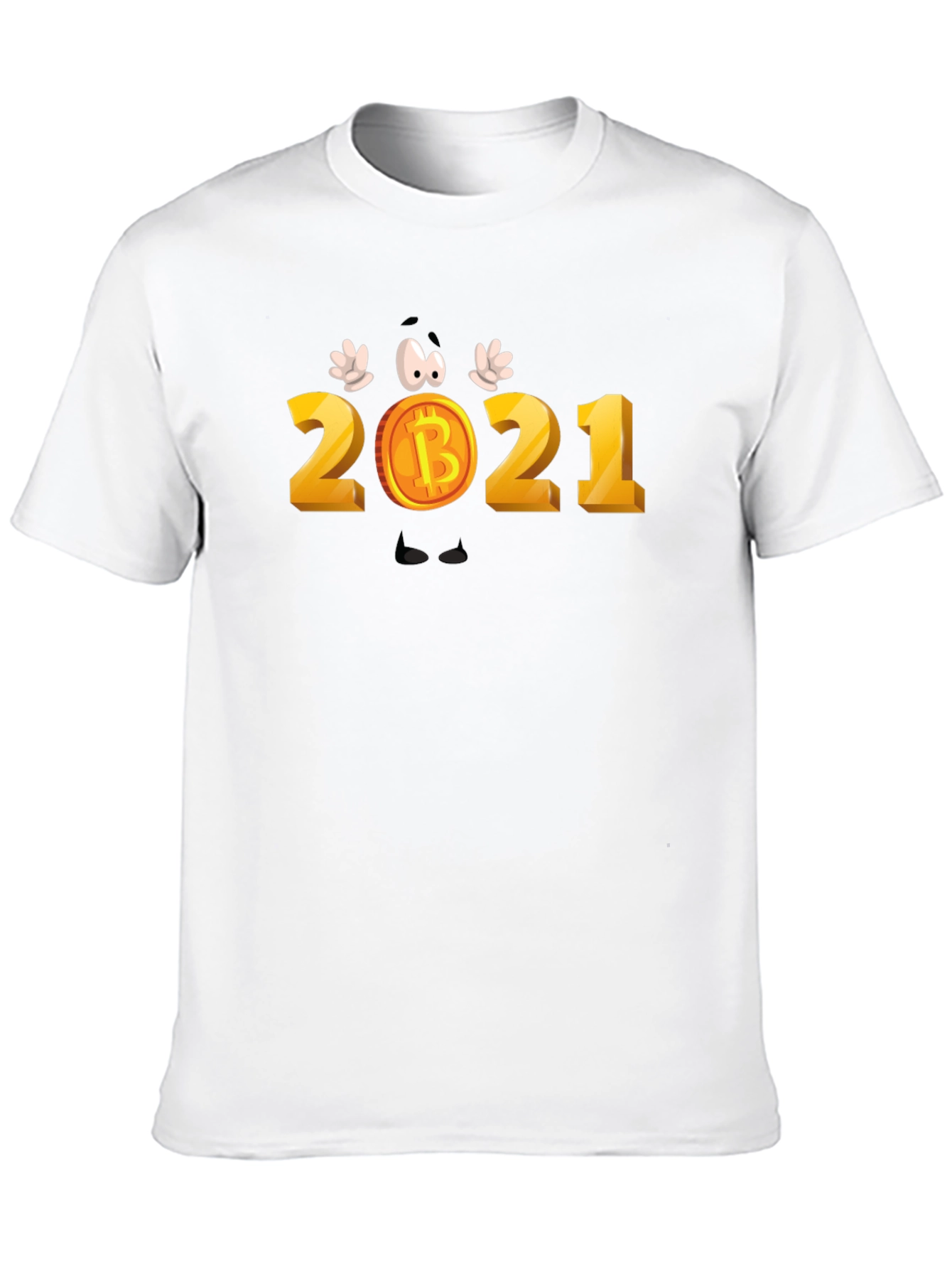 Bitcoin 2021 Cartoon T-Shirt - Crypto Tee